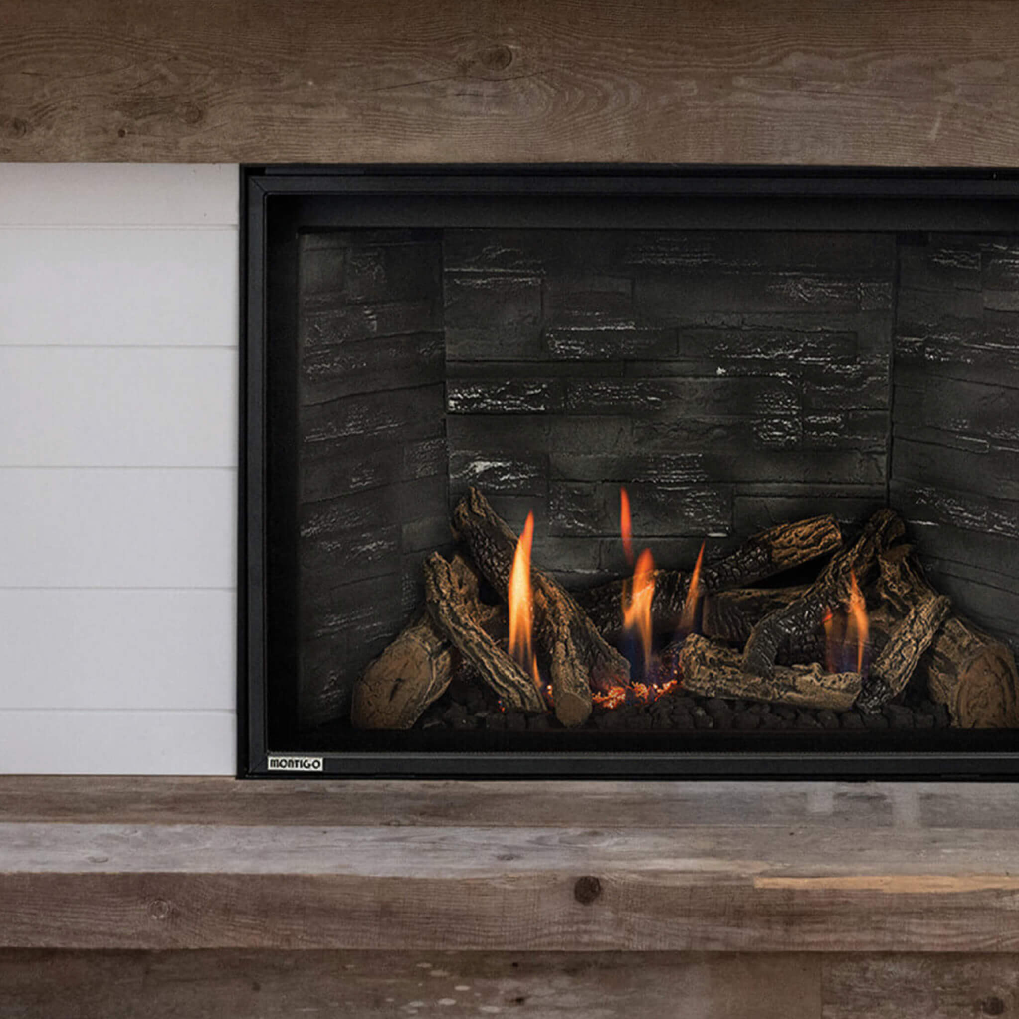 HyperEfficientDirectVentThermal GasFireplace FullLoad With Battery Backup | SAKSBY