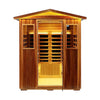 HyperIndustrialGrade UltraPremium Outdoor Infrared Hemlock Sauna | SAKSBY WHOLESALE