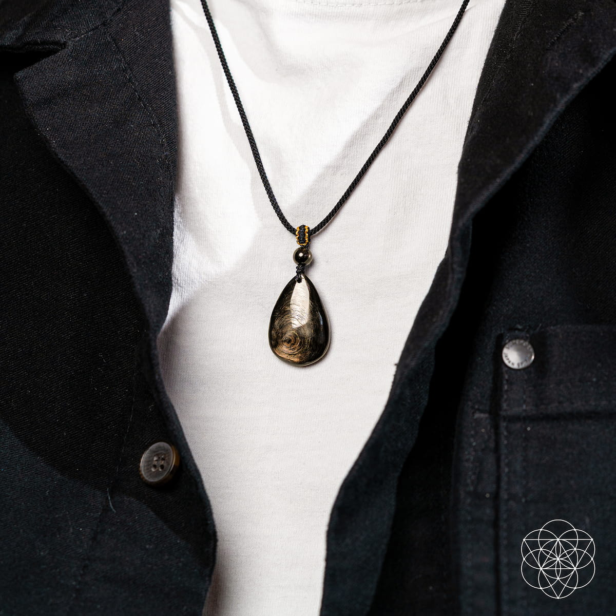 Hypersthene Teardrop Pendant Manifestation | Conscious Items