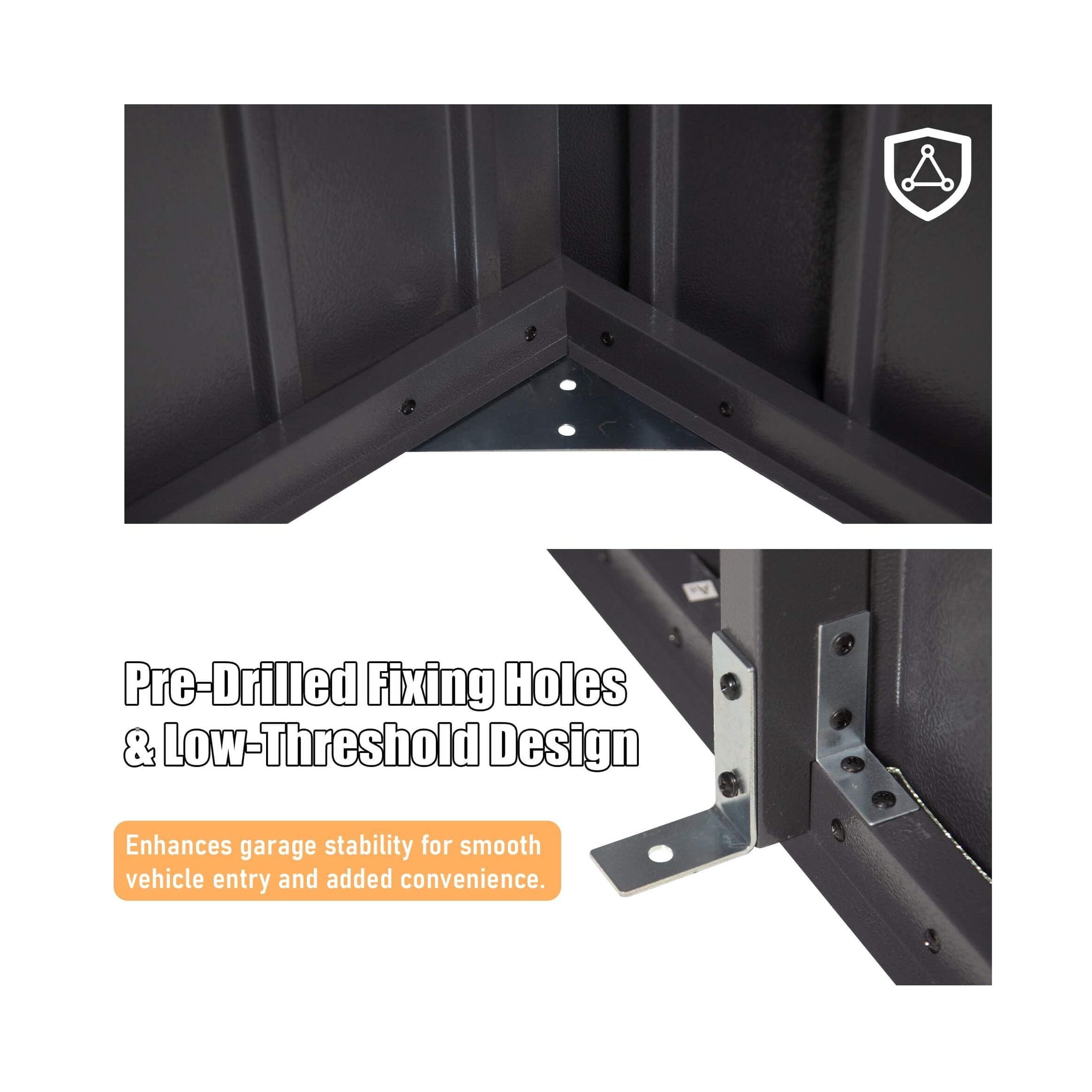 Hyperweatherproof Industrial-Grade Steel Lockable Garage Shed | SAKSBY WHOLESALE