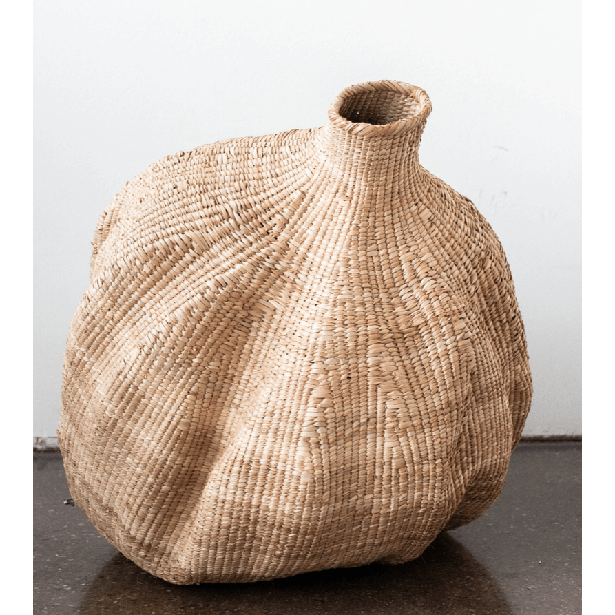 Ilala Garlic Gourd Handwoven African Basket