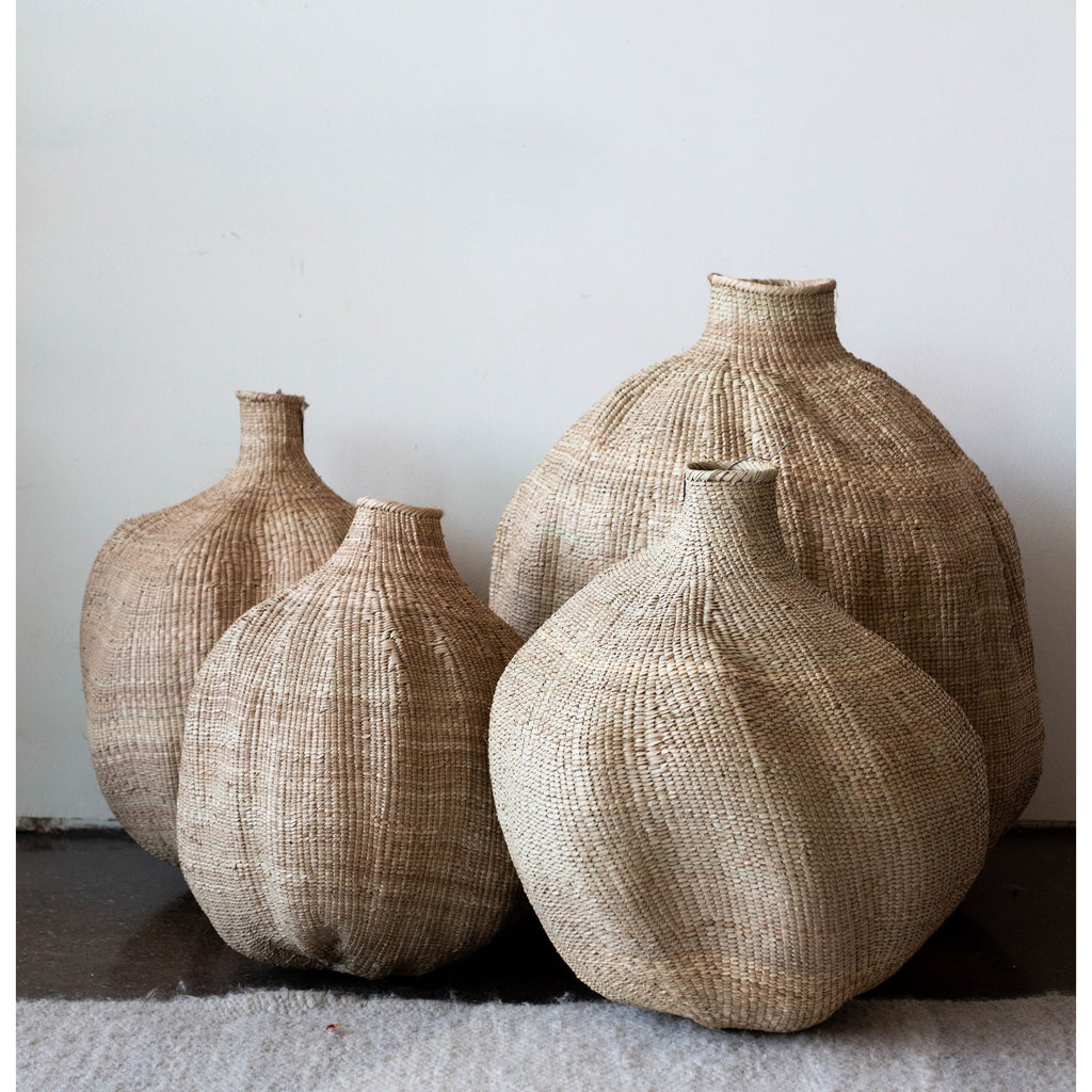 Ilala Garlic Gourd Handwoven African Basket