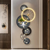 Illuminated LED Wall Clock Nine Fish | Dlight Decor