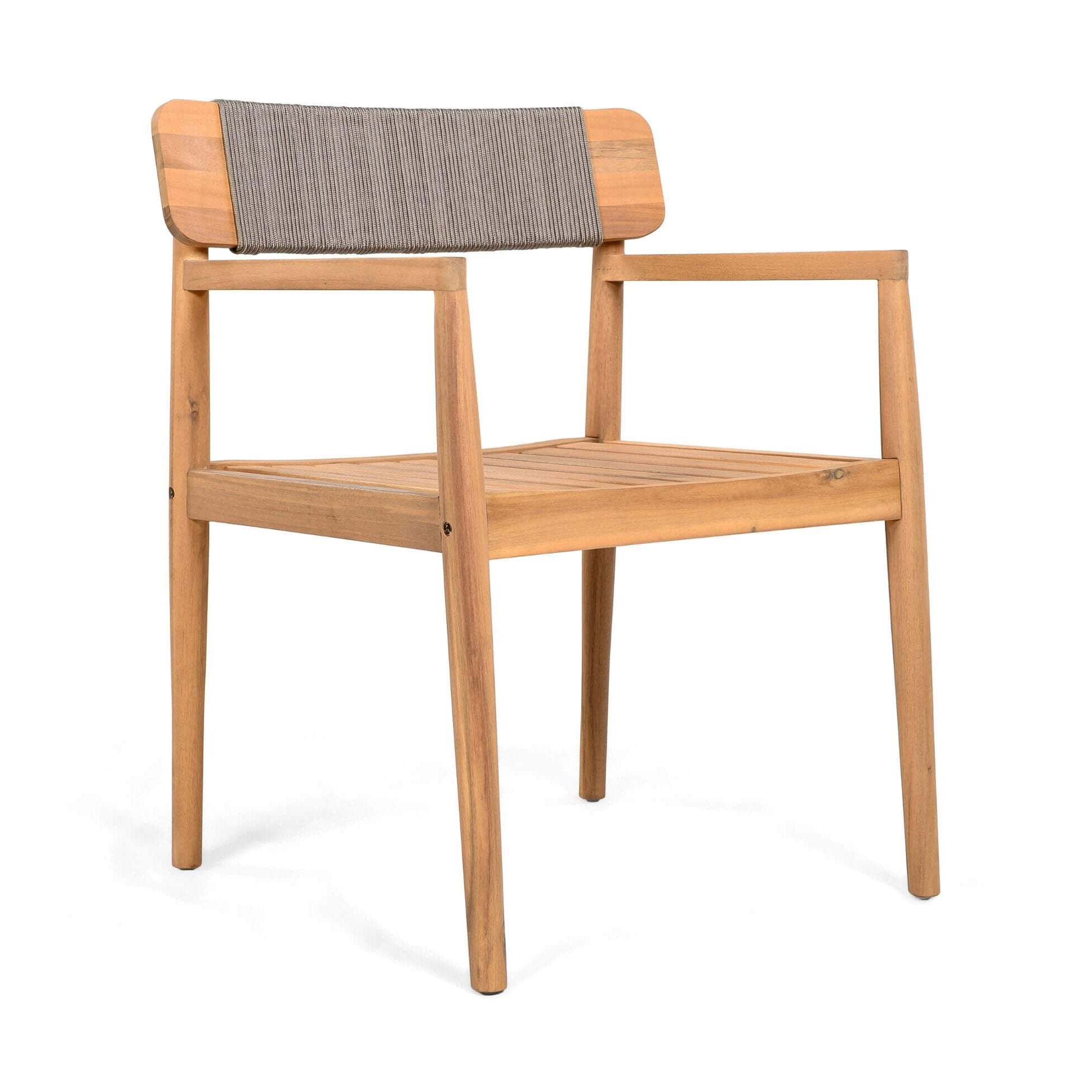 IndestructiblyWeatherproof PolyurethaneCoated AcaciaWood OutdoorDiningSet PremiumGrade PatioFurniture | SAKSBY