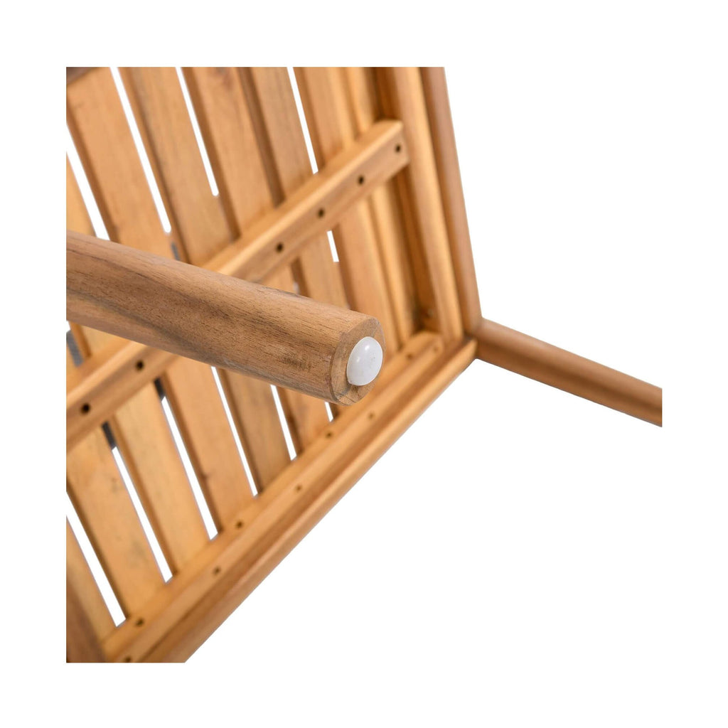 IndestructiblyWeatherproof PolyurethaneCoated AcaciaWood OutdoorDiningSet PremiumGrade PatioFurniture | SAKSBY