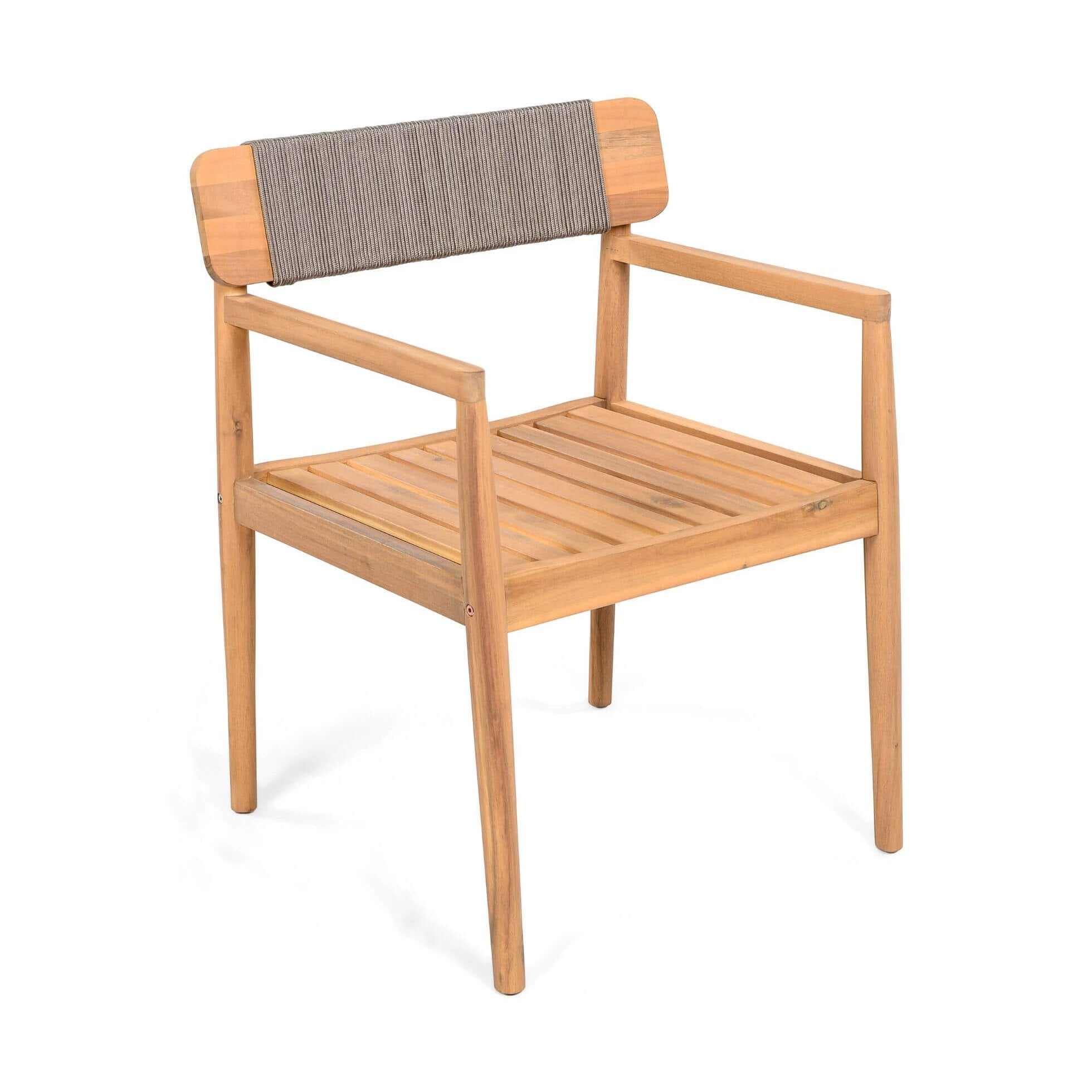 IndestructiblyWeatherproof PolyurethaneCoated AcaciaWood OutdoorDiningSet PremiumGrade PatioFurniture | SAKSBY