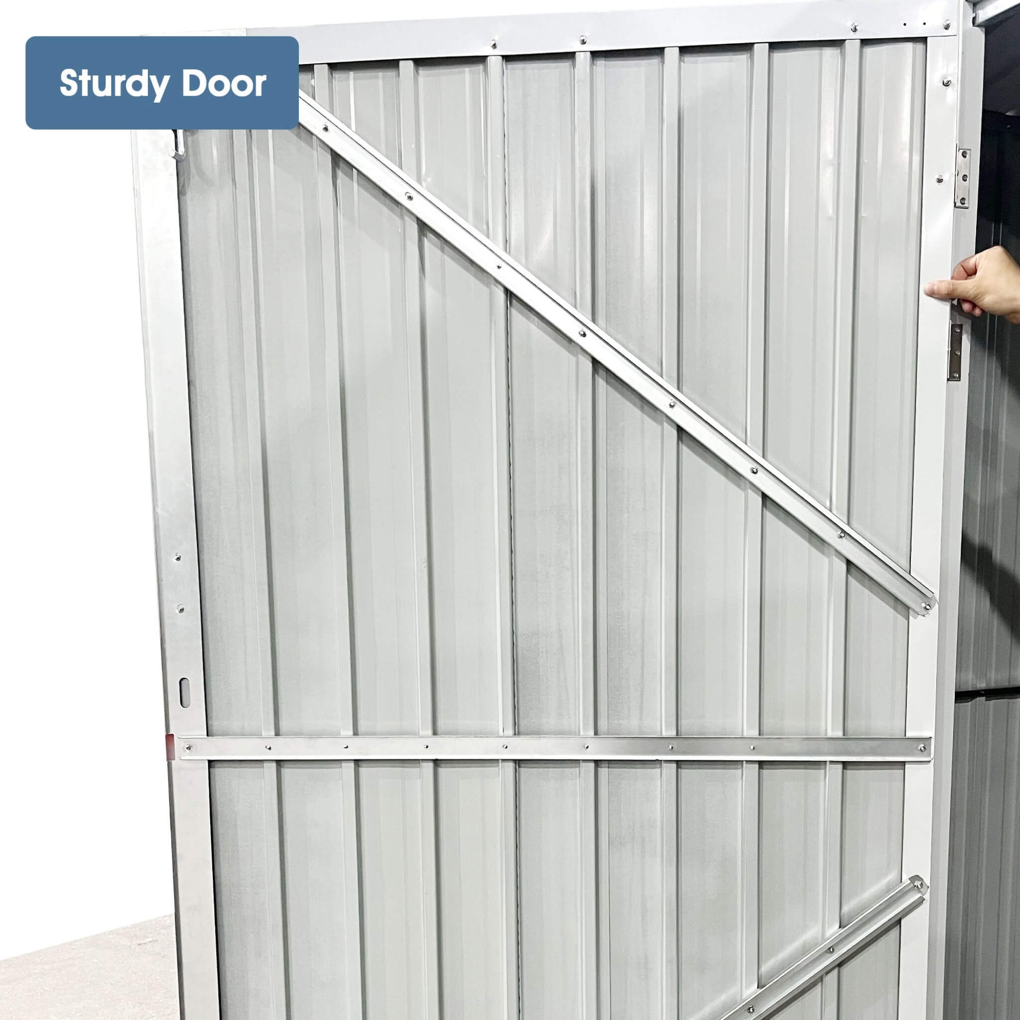 [10X20FT] Alora Heavy-Duty Multipurpose Outdoor All-Weather Utility Garage Storage Shed With Air Vents (SAK74834) by SAKSBY WHOLESALE