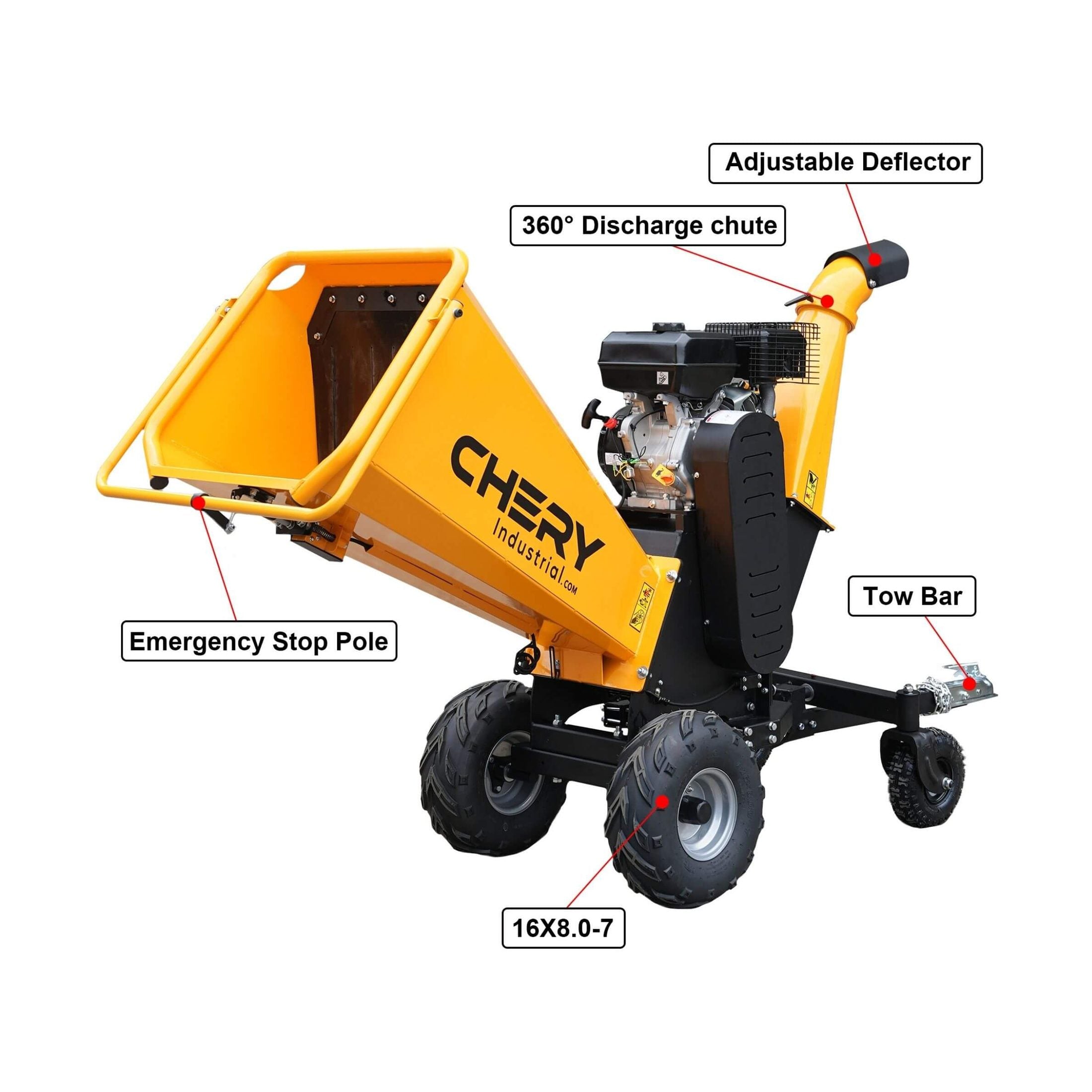 Industrial-Grade-Engineered-Tow-Ready-Heavy-Duty-Wood-Chipper-Mulcher-Commercial-Grade | Saksby