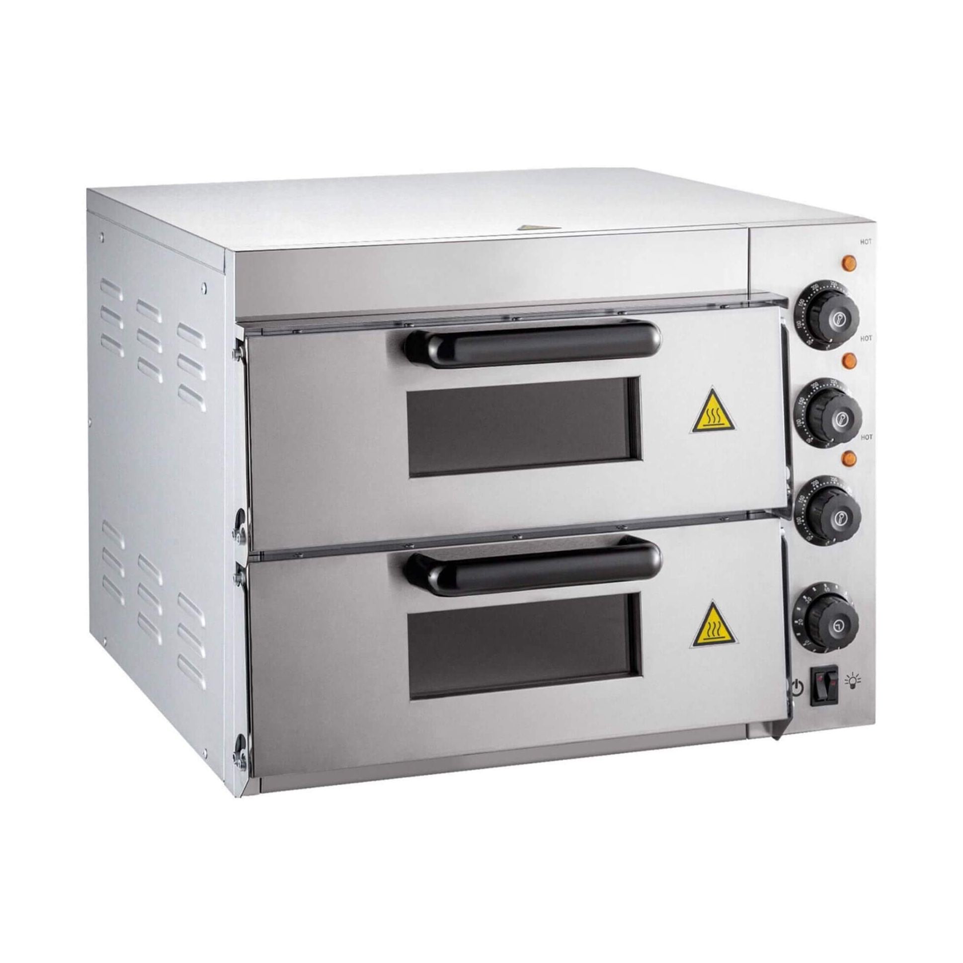 Industrial-Grade Extreme-Heavy-Duty Electric Double-Deck Pizza Oven | Saksby Wholesale
