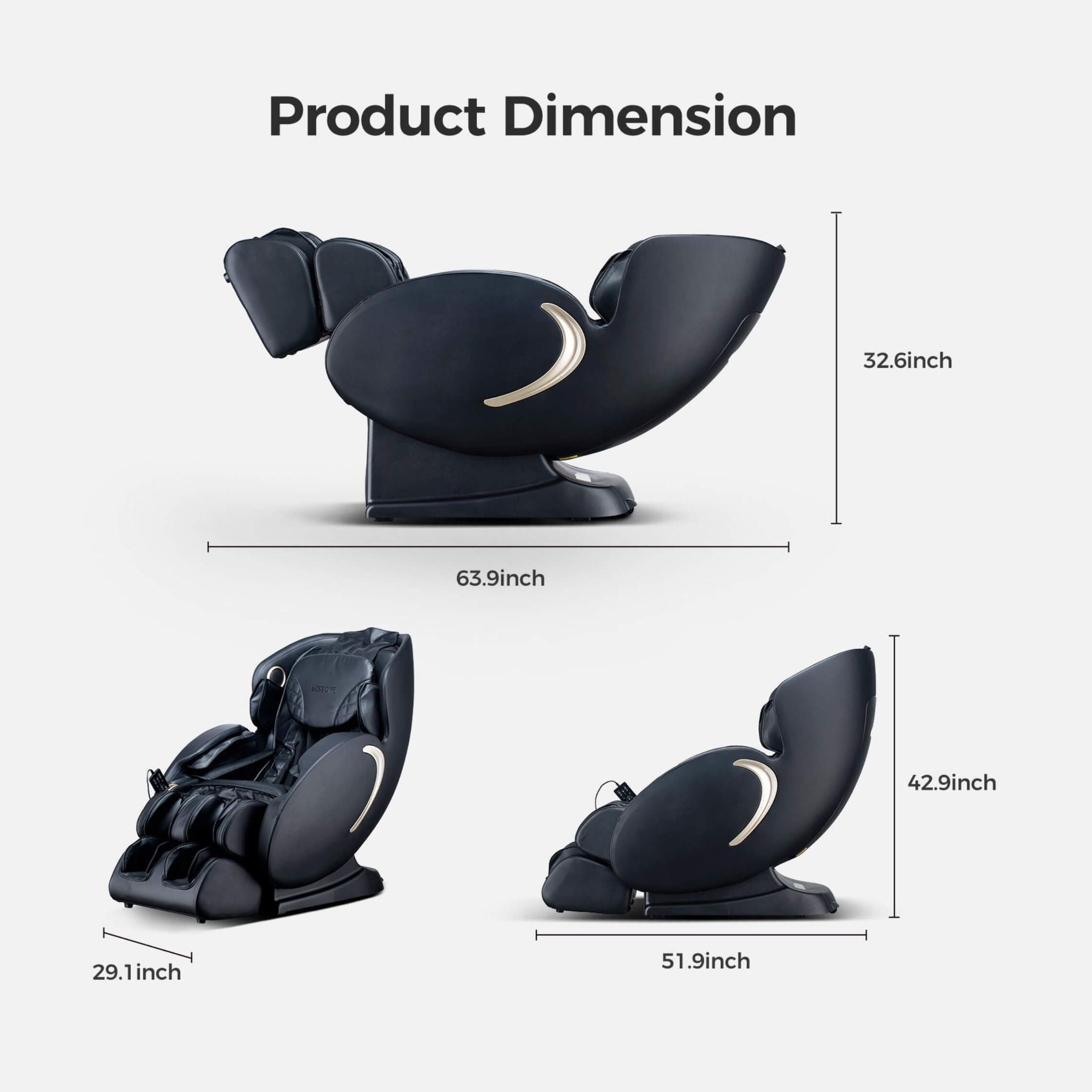Industrial-Grade Hyper-Comfort Zero-Gravity Shiatsu Recliner Full-Body | SAKSBY WHOLESALE