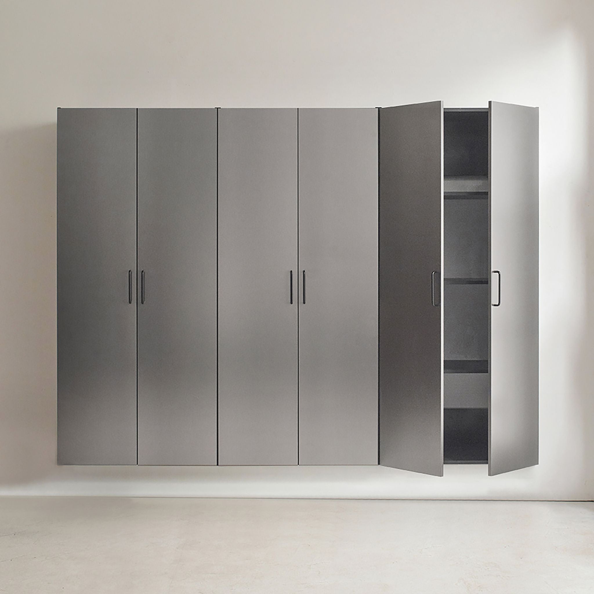 Industrial-Grade Oversized Storage-Cabinet Set With Soft-Close | SAKSBY WHOLESALE