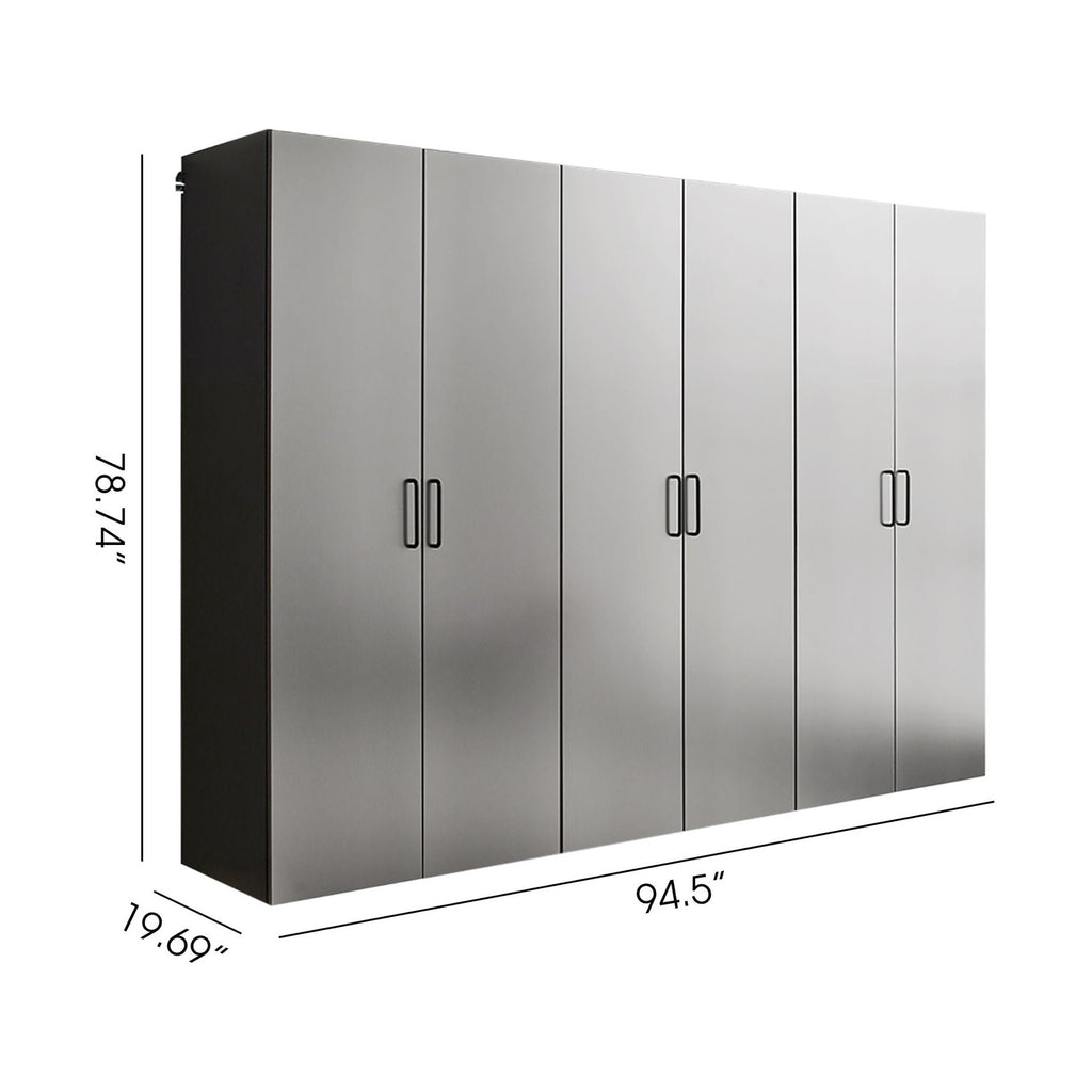 Industrial-Grade Oversized Storage-Cabinet Set With Soft-Close | SAKSBY WHOLESALE