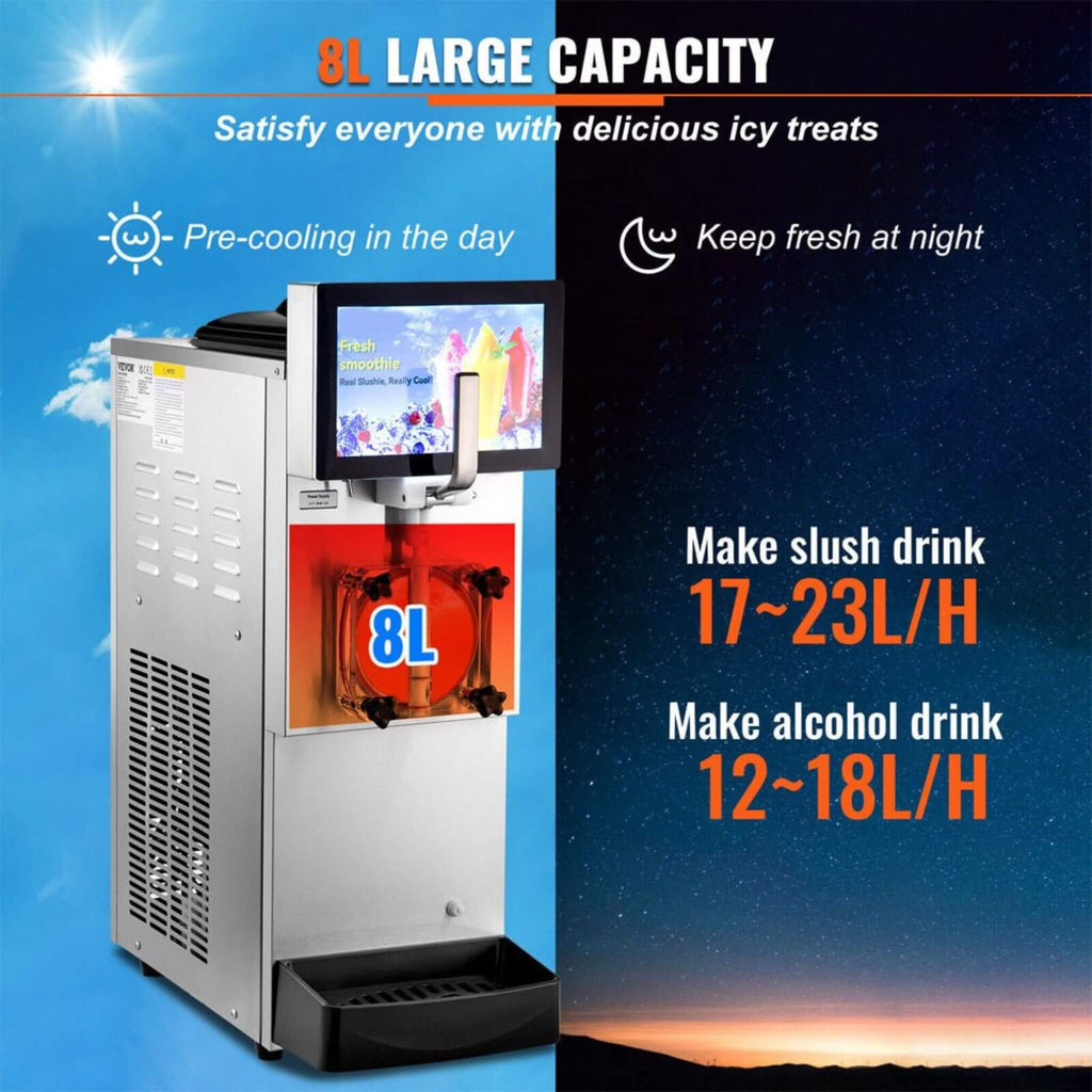 Industrial Grade Stainless Steel Commercial Frozen Margarita Machine | SAKSBY WHOLESALE