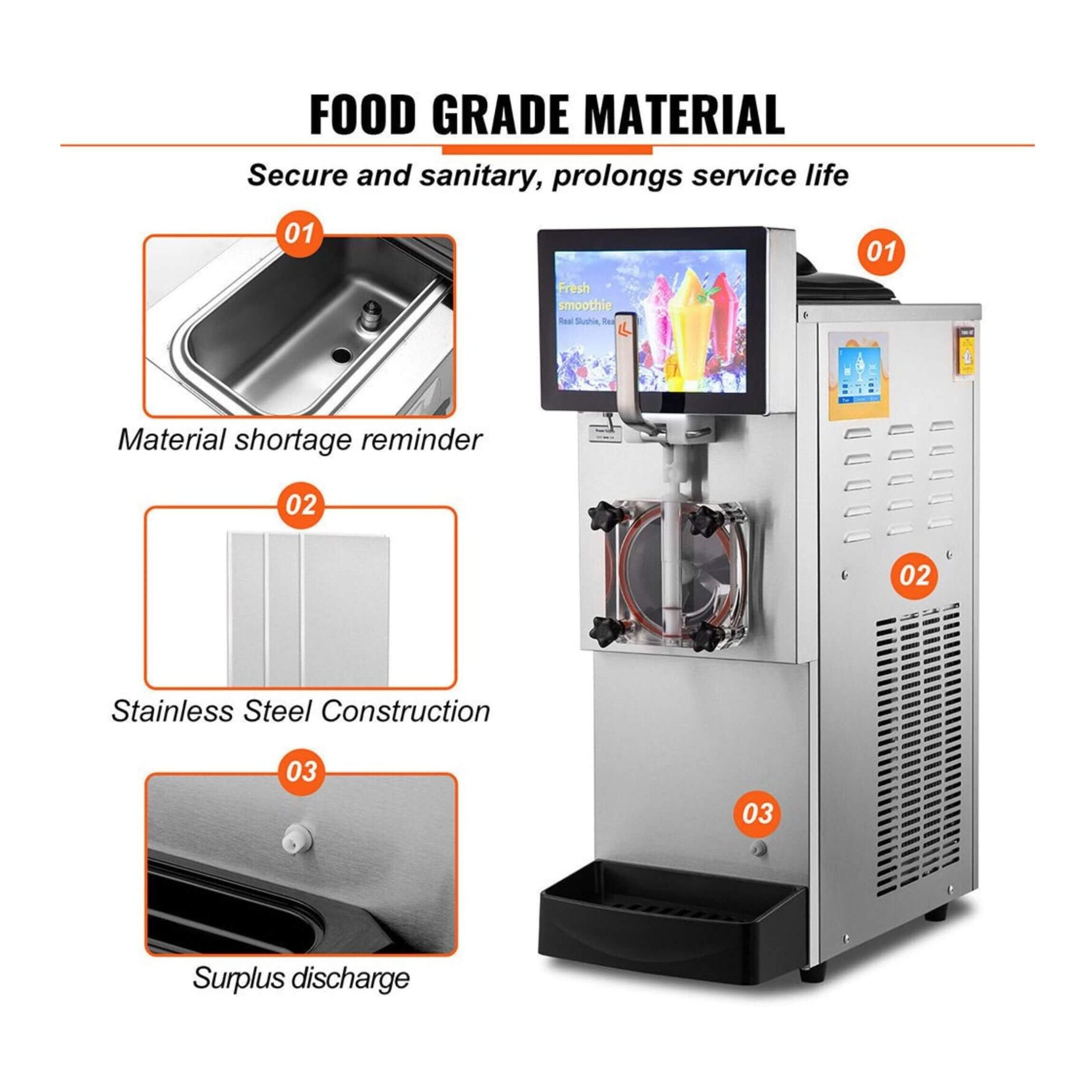 Industrial Grade Stainless Steel Commercial Frozen Margarita Machine | SAKSBY WHOLESALE