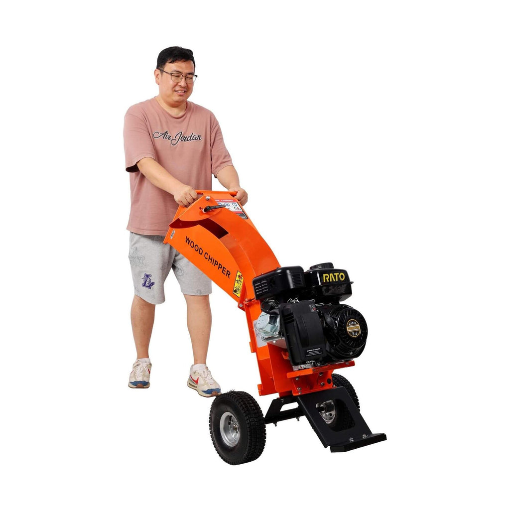 Industrial-Grade Ultra-Durable Gas-Powered Wood Chipper Mulcher | SAKSBY WHOLESALE
