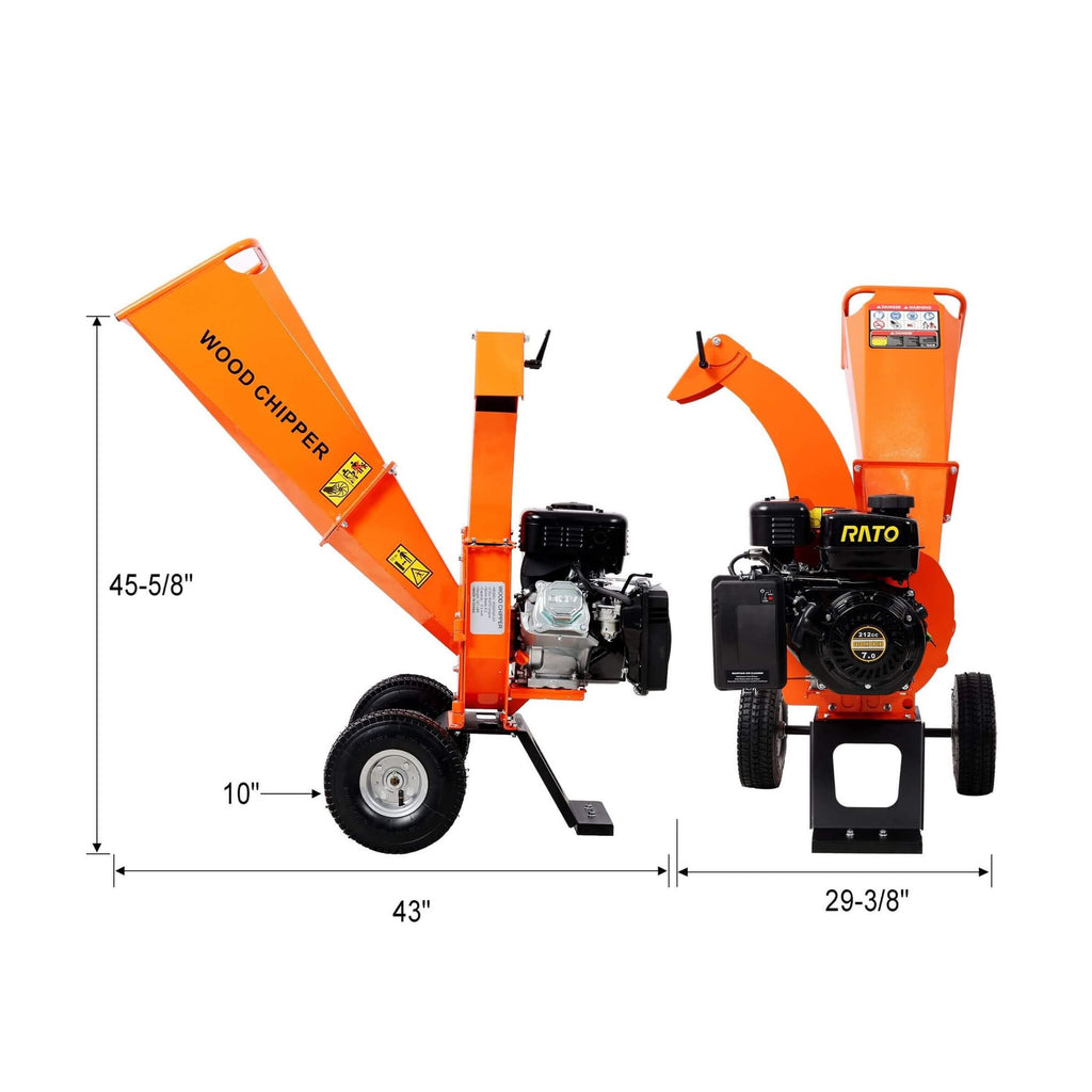 Industrial-Grade Ultra-Durable Gas-Powered Wood Chipper Mulcher | SAKSBY WHOLESALE
