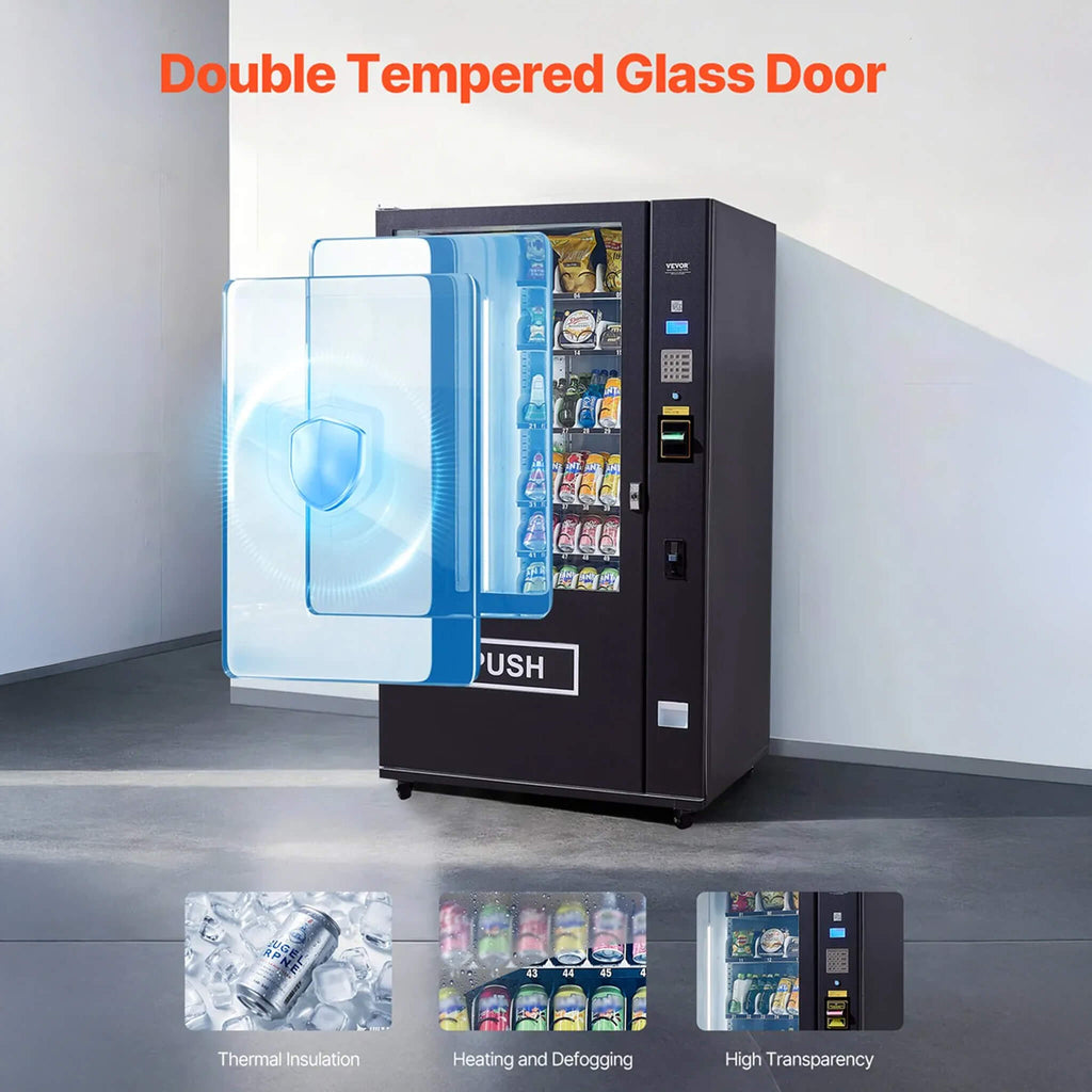 Premium 60-Slot Combo Vending Machine With ICT Bill And Coin Acceptor (SAK31842) by SAKSBY WHOLESALE