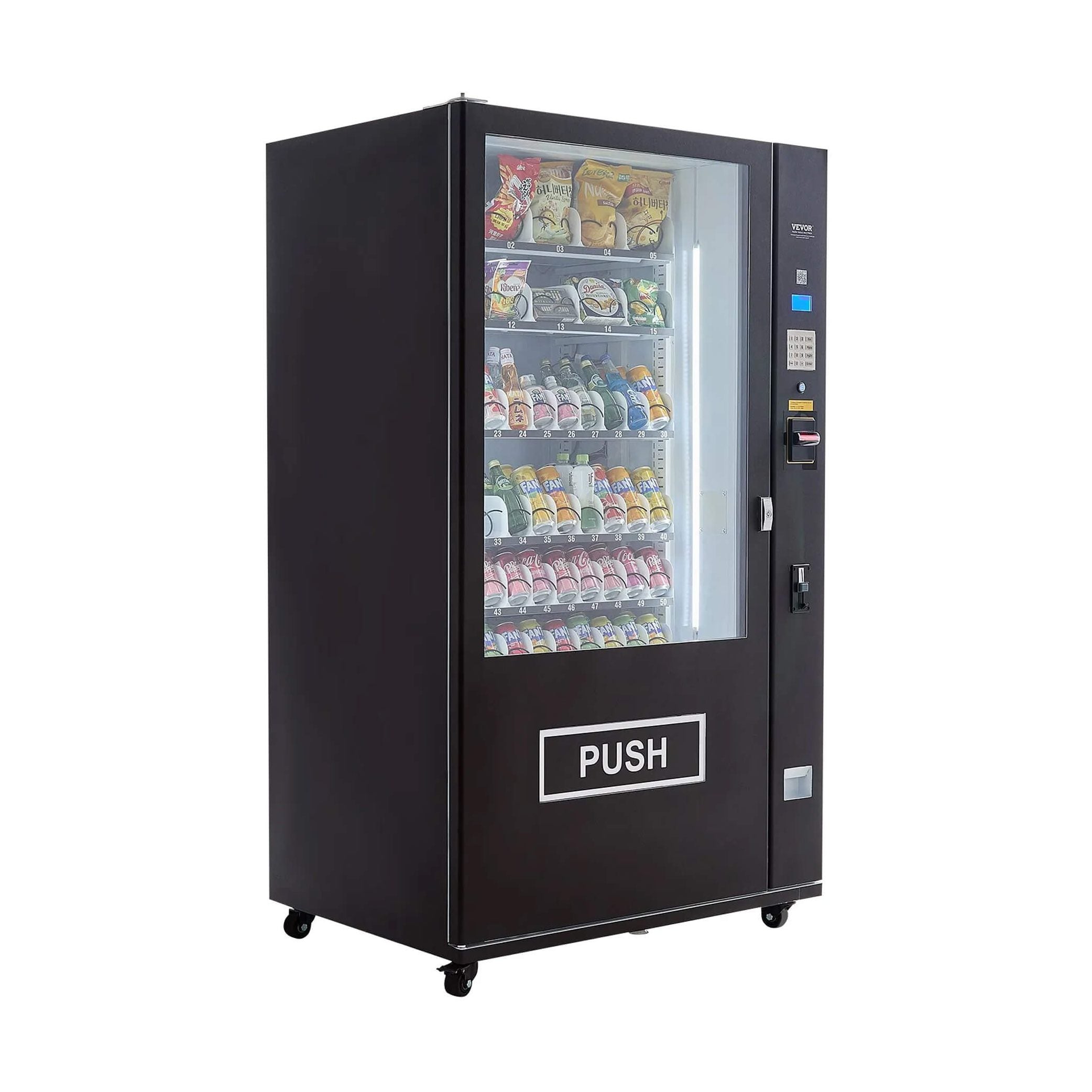 Premium 60-Slot Combo Vending Machine With ICT Bill And Coin Acceptor (SAK31842) by SAKSBY WHOLESALE