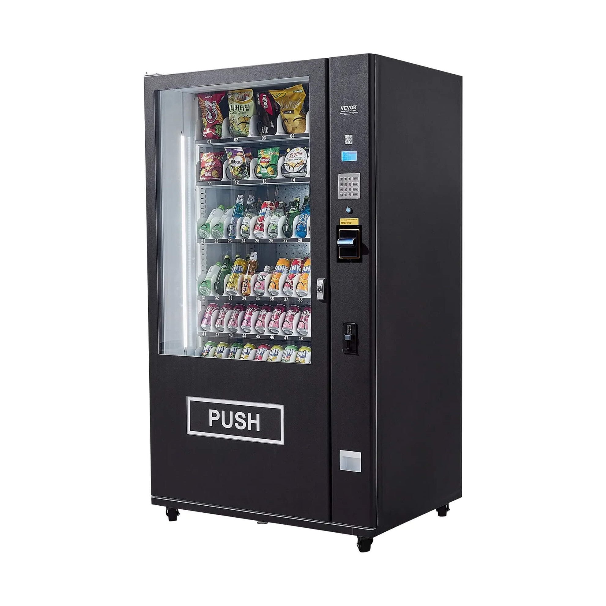 Premium 60-Slot Combo Vending Machine With ICT Bill And Coin Acceptor (SAK31842) by SAKSBY WHOLESALE