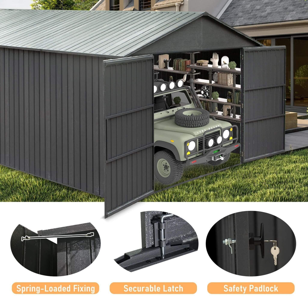 Industrial-Grade Weatherproof Structural Steel Carport Enclosure | SAKSBY WHOLESALE