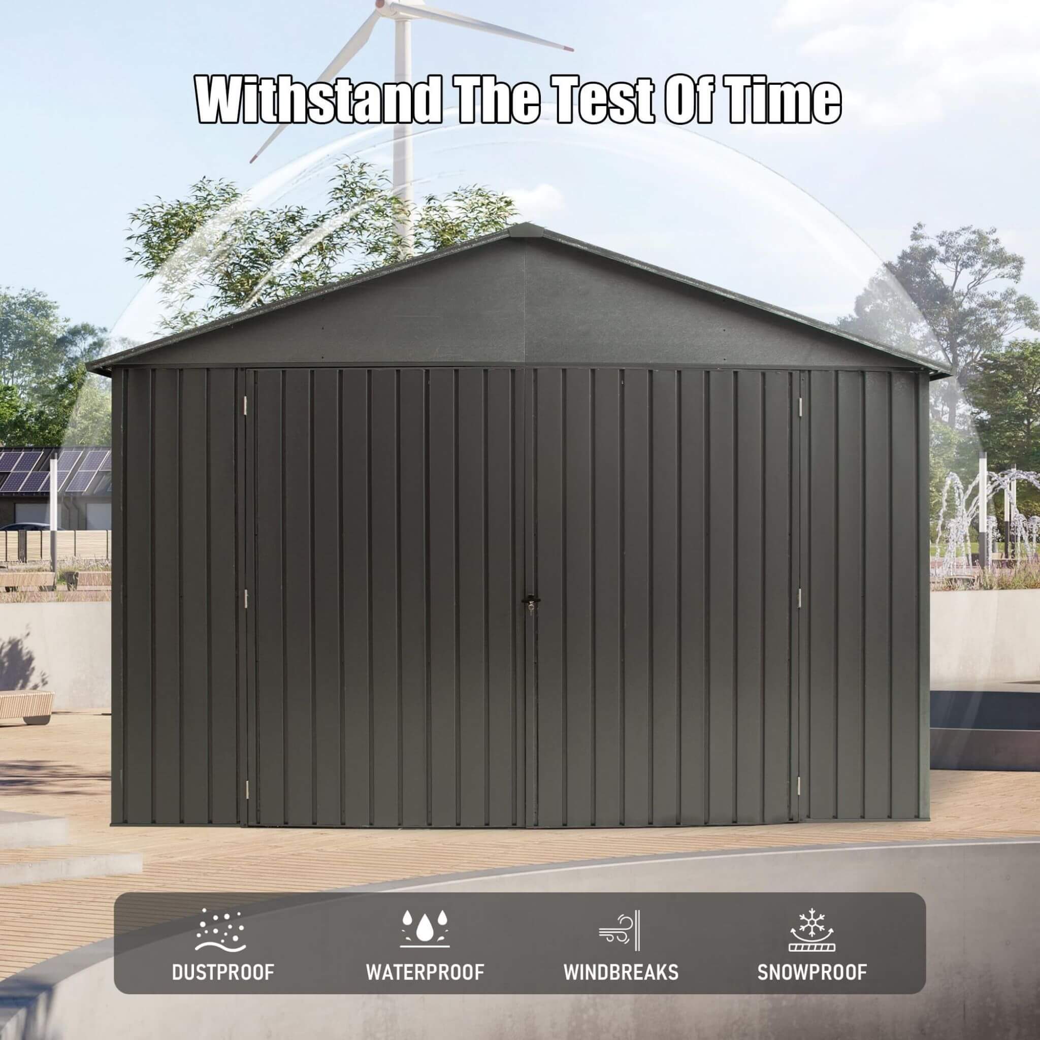 Industrial-Grade Weatherproof Structural Steel Carport Enclosure | SAKSBY WHOLESALE