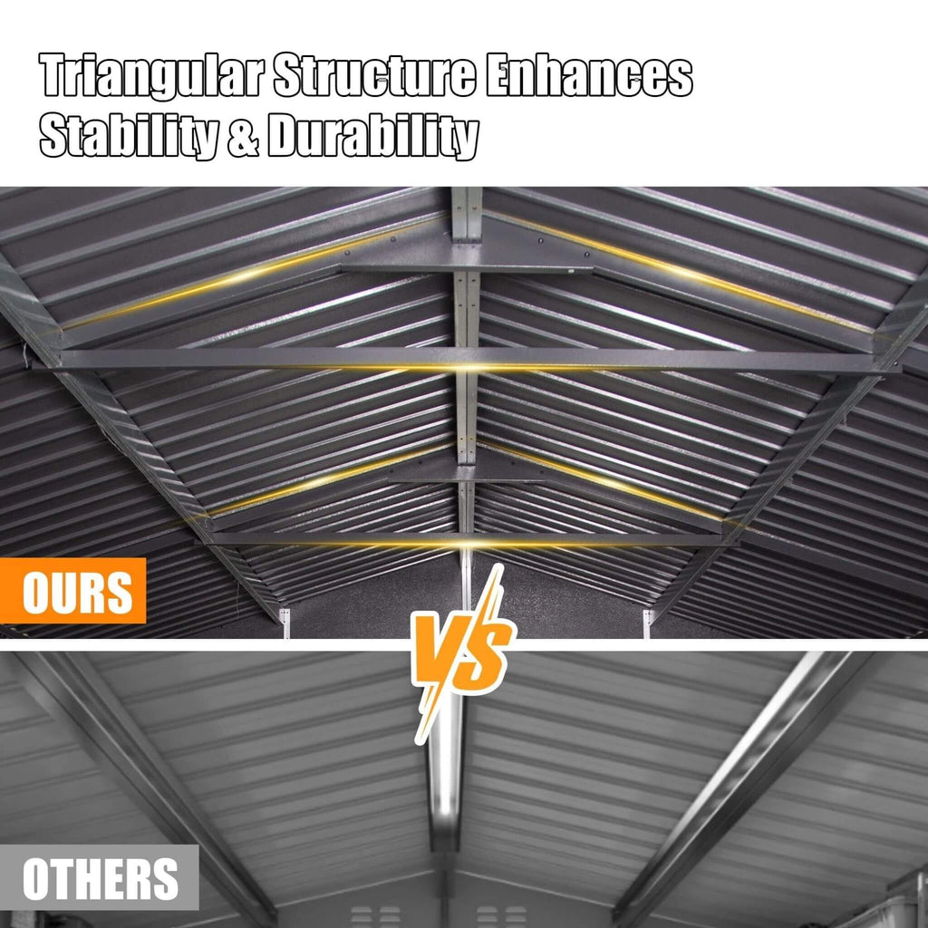 Industrial-Grade Weatherproof Structural Steel Carport Enclosure | SAKSBY WHOLESALE