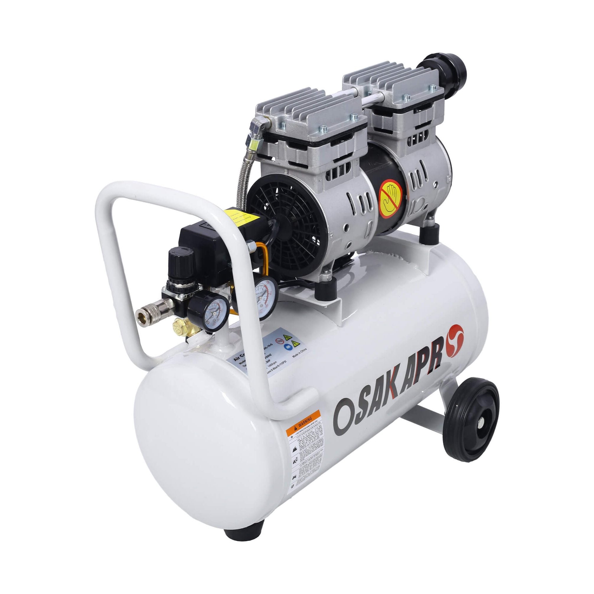 Industrial-Grade Whisper-Quiet Oil-Free Portable Air Compressor | SAKSBY WHOLESALE