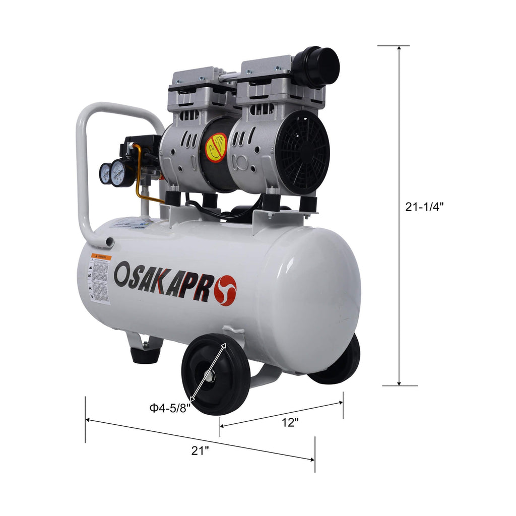 Industrial-Grade Whisper-Quiet Oil-Free Portable Air Compressor | SAKSBY WHOLESALE