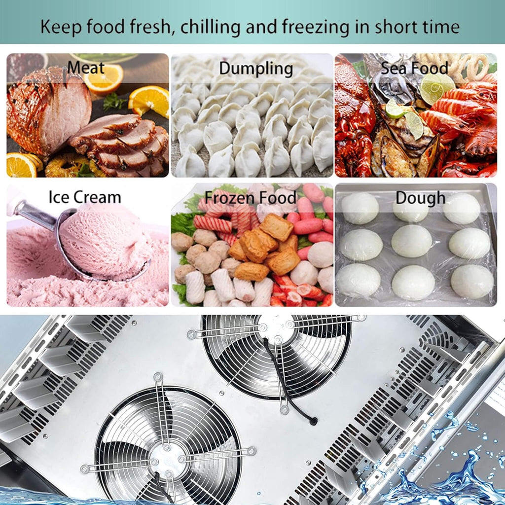 Commercial Heavy-Duty Extra-Low Temperature Blast Chiller Freezer (SAK46083) by SAKSBY WHOLESALE