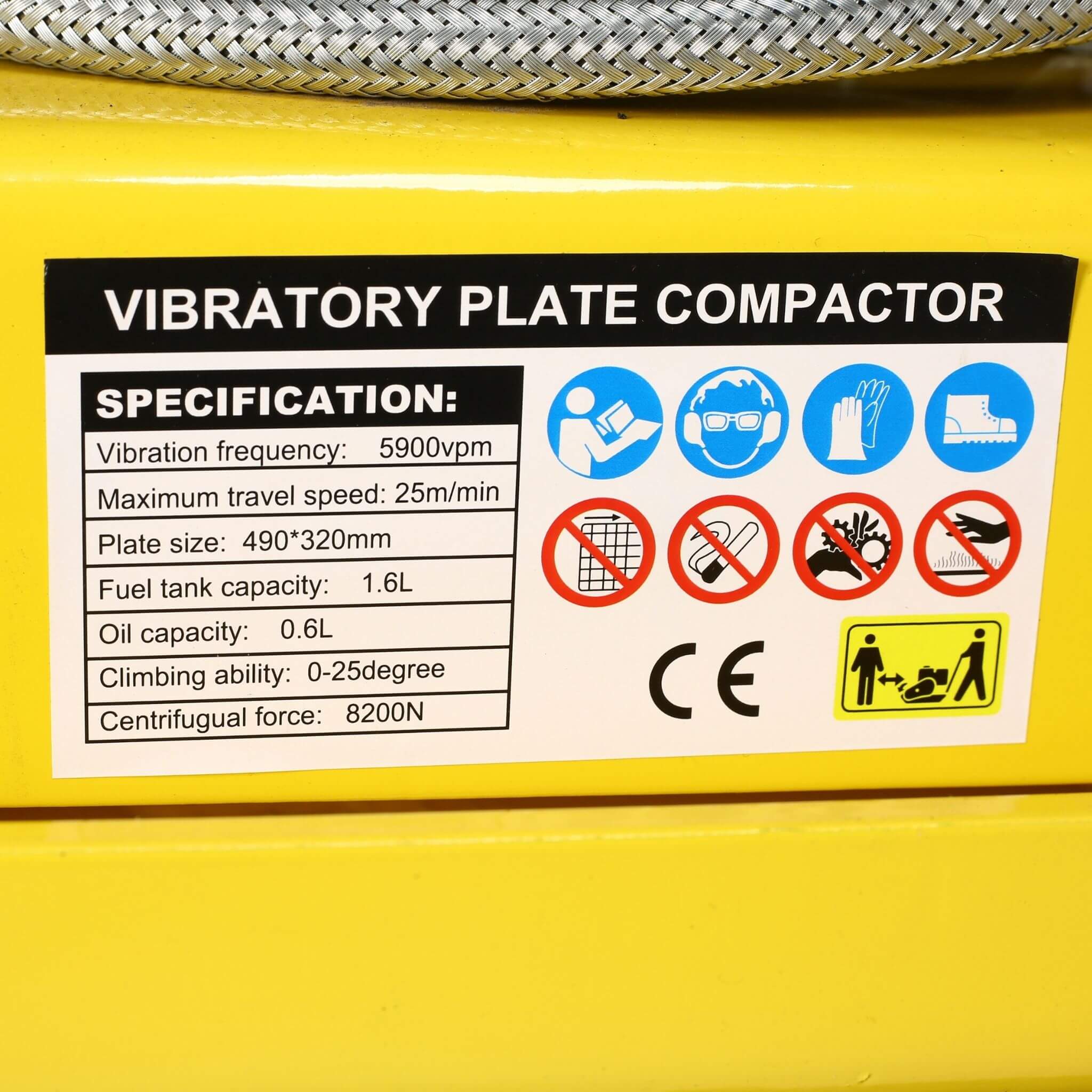 Industrial-Strength 2.5-Horsepower Gas-Powered Plate Compactor 8200N | Saksby Wholesale