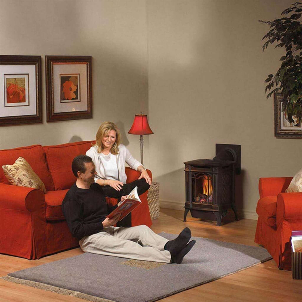 Industrial Ultra-Heavy-Duty Cast-Iron Direct-Vent Gas Stove | Ultra-High Efficiency