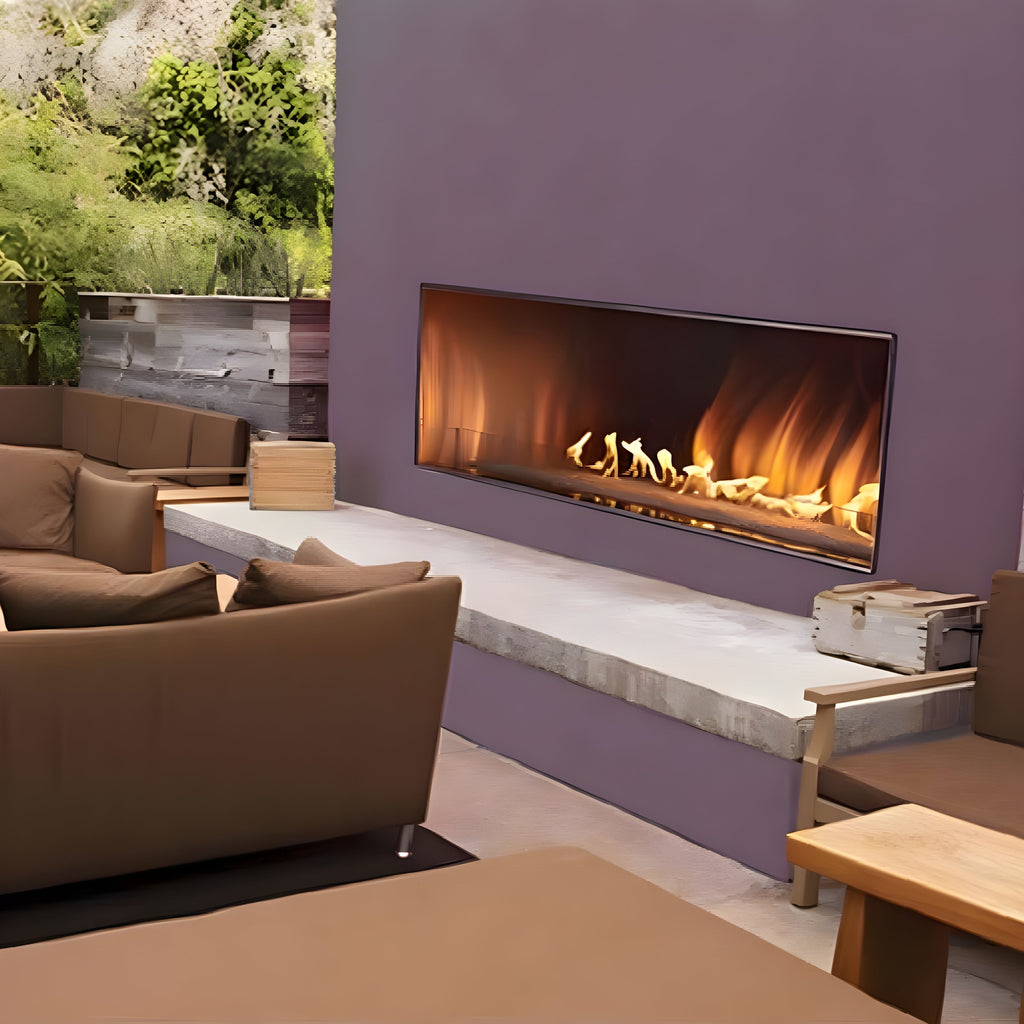IndustrialGrade Stainless Multicolor Coastal Outdoor Fireplace | SAKSBY WHOLESALE