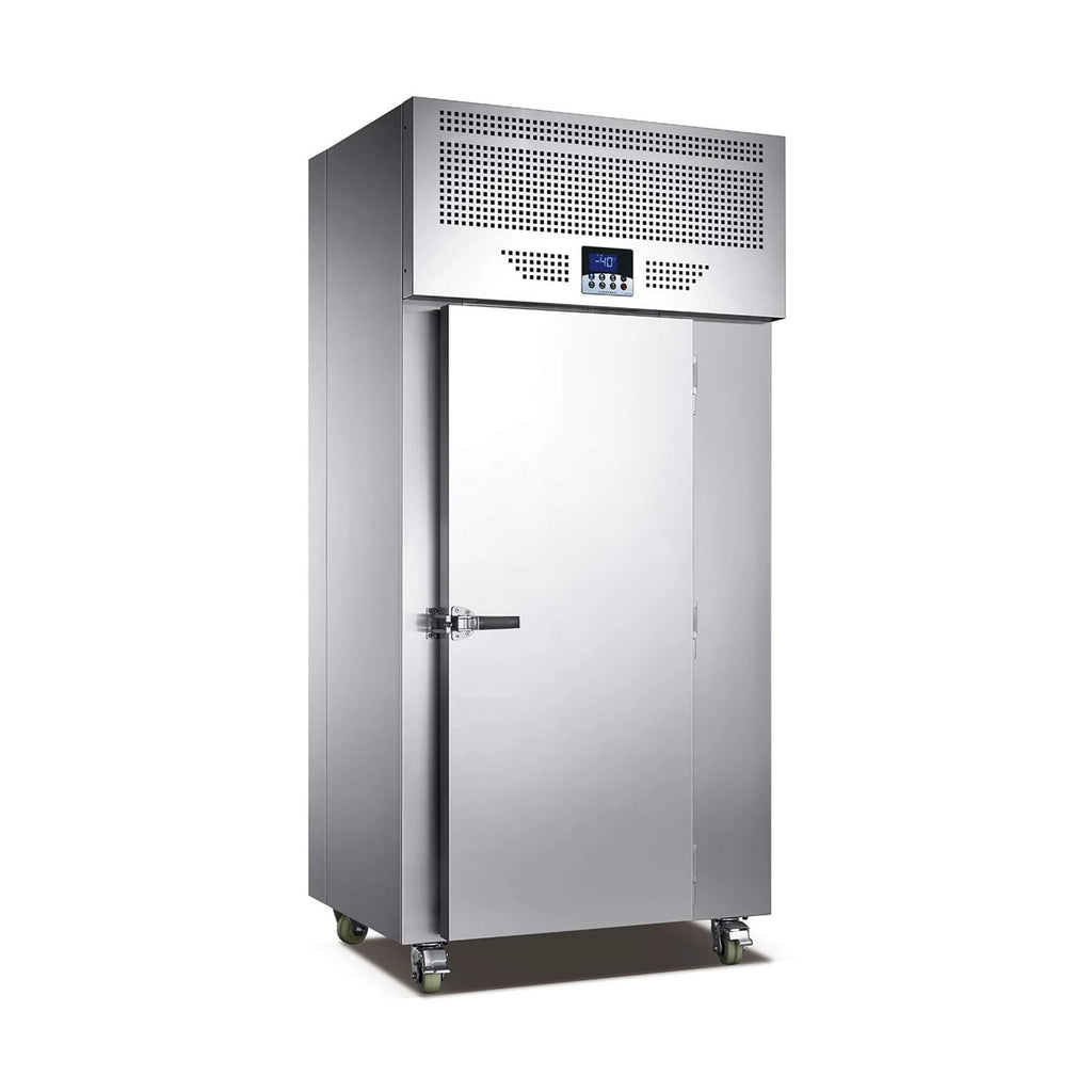 Commercial Heavy-Duty 15-Tray Blast Chiller Freezer Cabinet With Trolley Cart (SAK57249) by SAKSBY WHOLESALE
