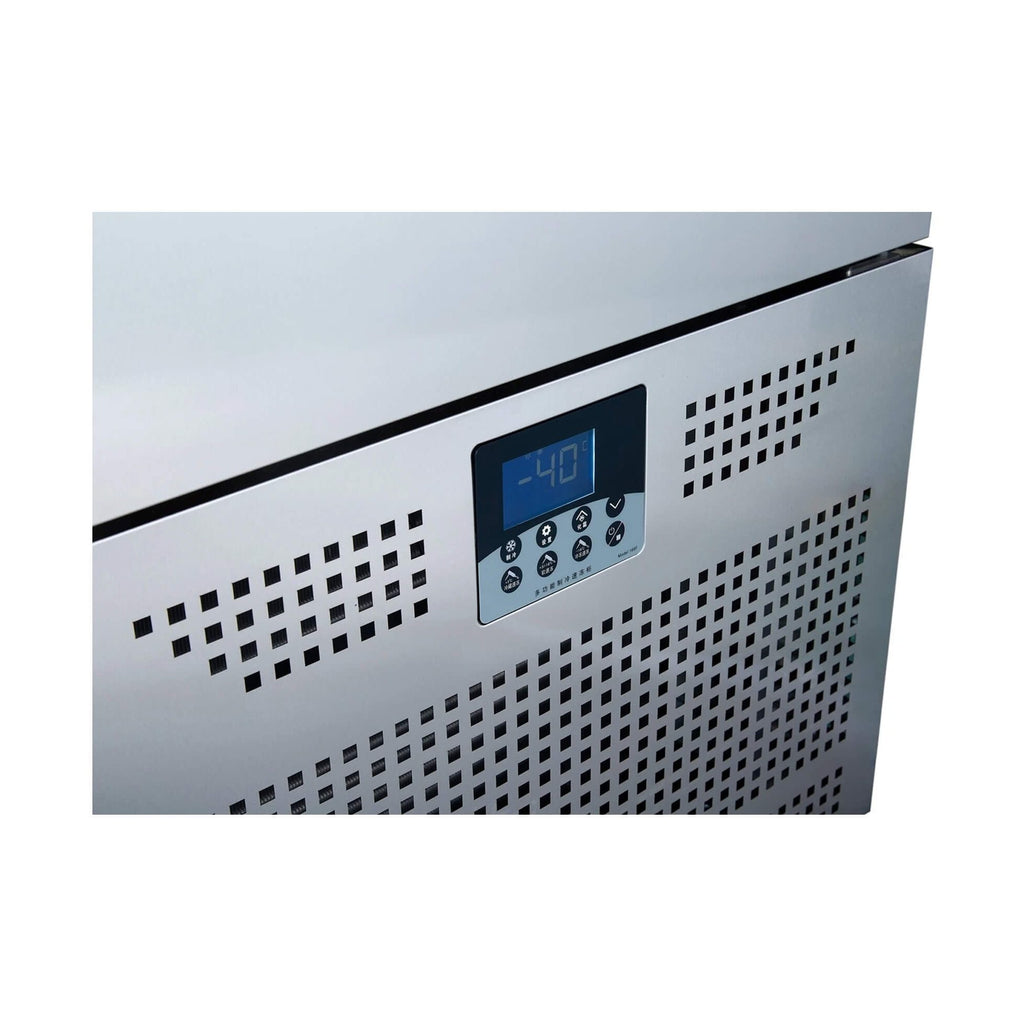 Commercial Heavy-Duty 15-Tray Blast Chiller Freezer Cabinet With Trolley Cart (SAK57249) by SAKSBY WHOLESALE