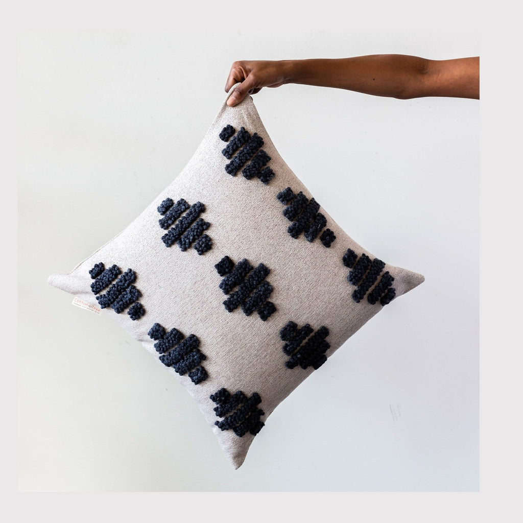 Isuvinu Cotton Square Throw Pillow