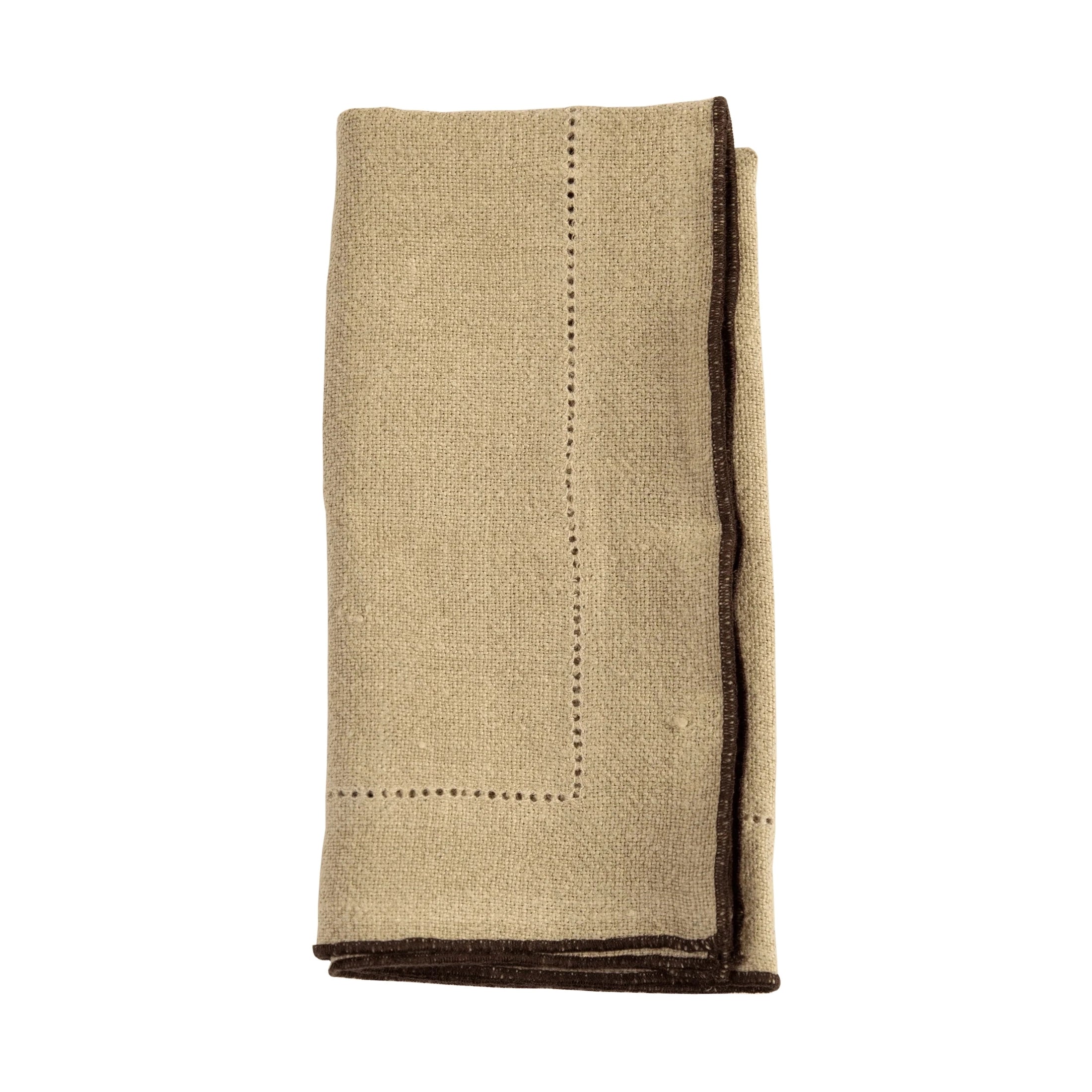 Jardin Handmade Linen Napkins, Set of 4 (3 Colors)