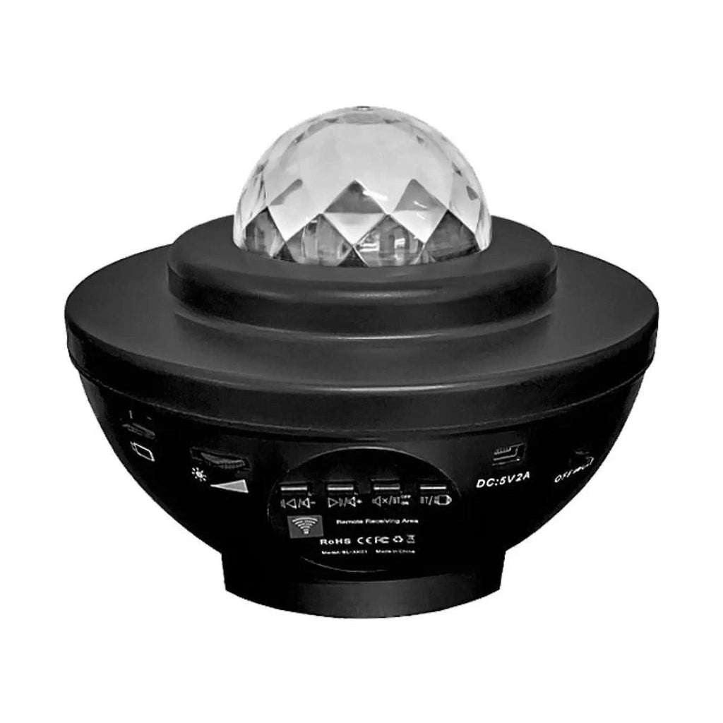 LED Star Projector Night Light with USB Control and Music Player