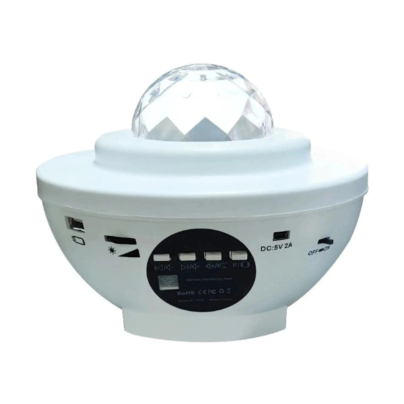 LED Star Projector Night Light with USB Control and Music Player