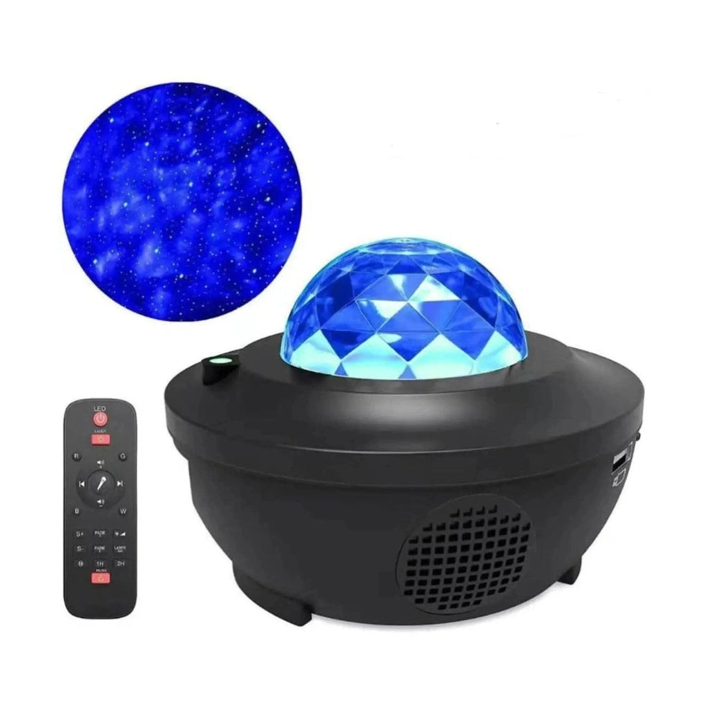 LED Star Projector Night Light with USB Control and Music Player
