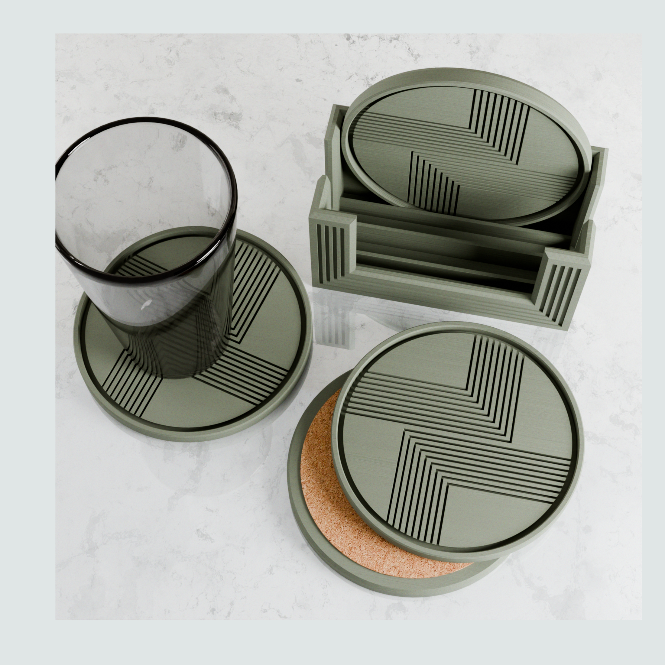 LINED Coaster