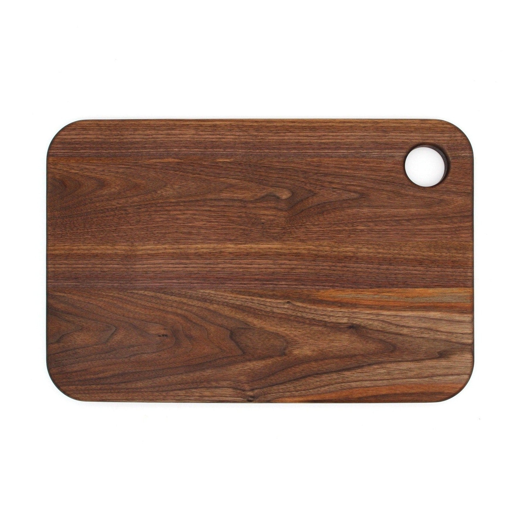 Large Wood Cutting Board With Thumb Hole and Juice Groove 18x12 Inches, Wood Cheese Board, Wooden Chopping Board, 100% Made in the USA