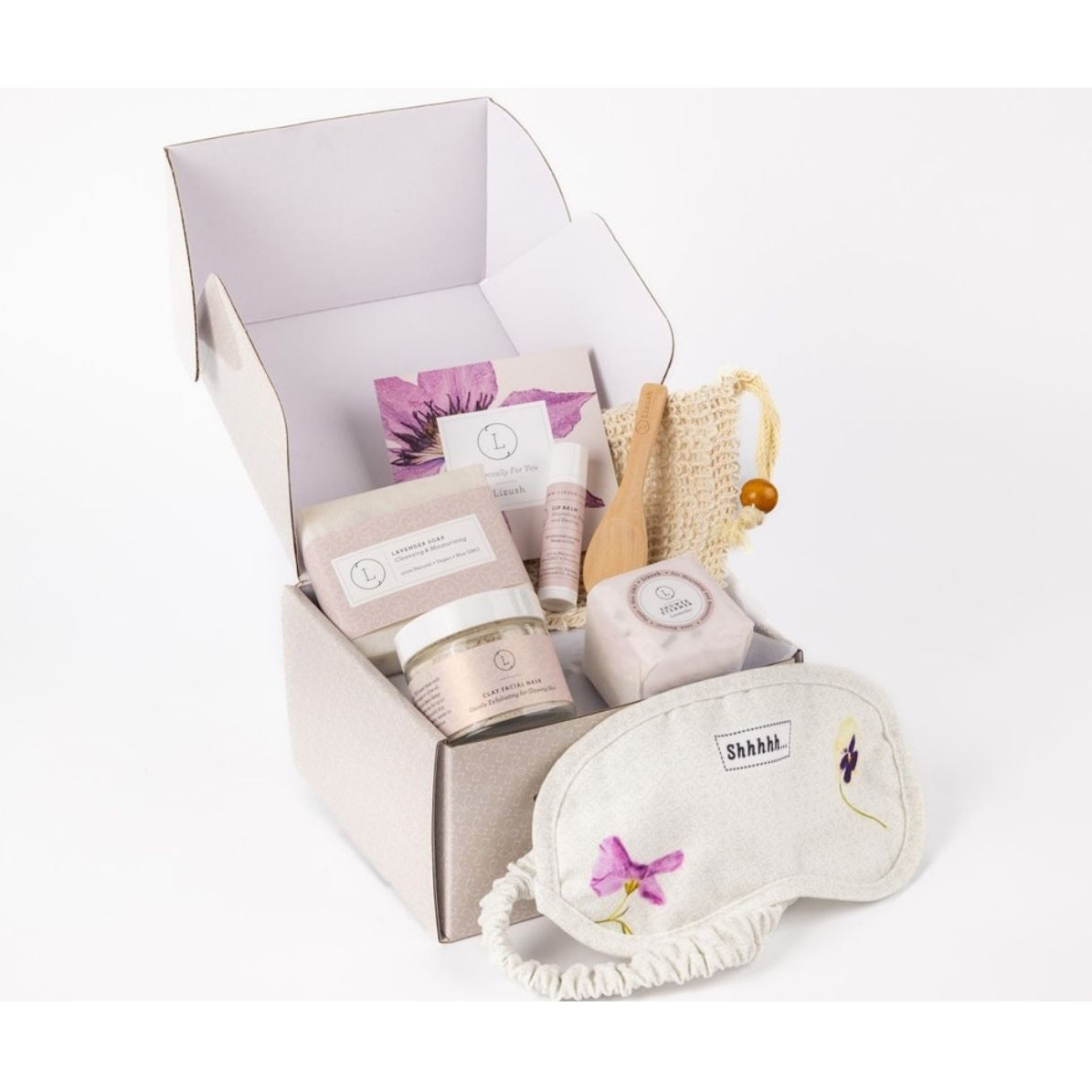 Lavender Bath Gift Box | Natural Spa Self-Care Gift
