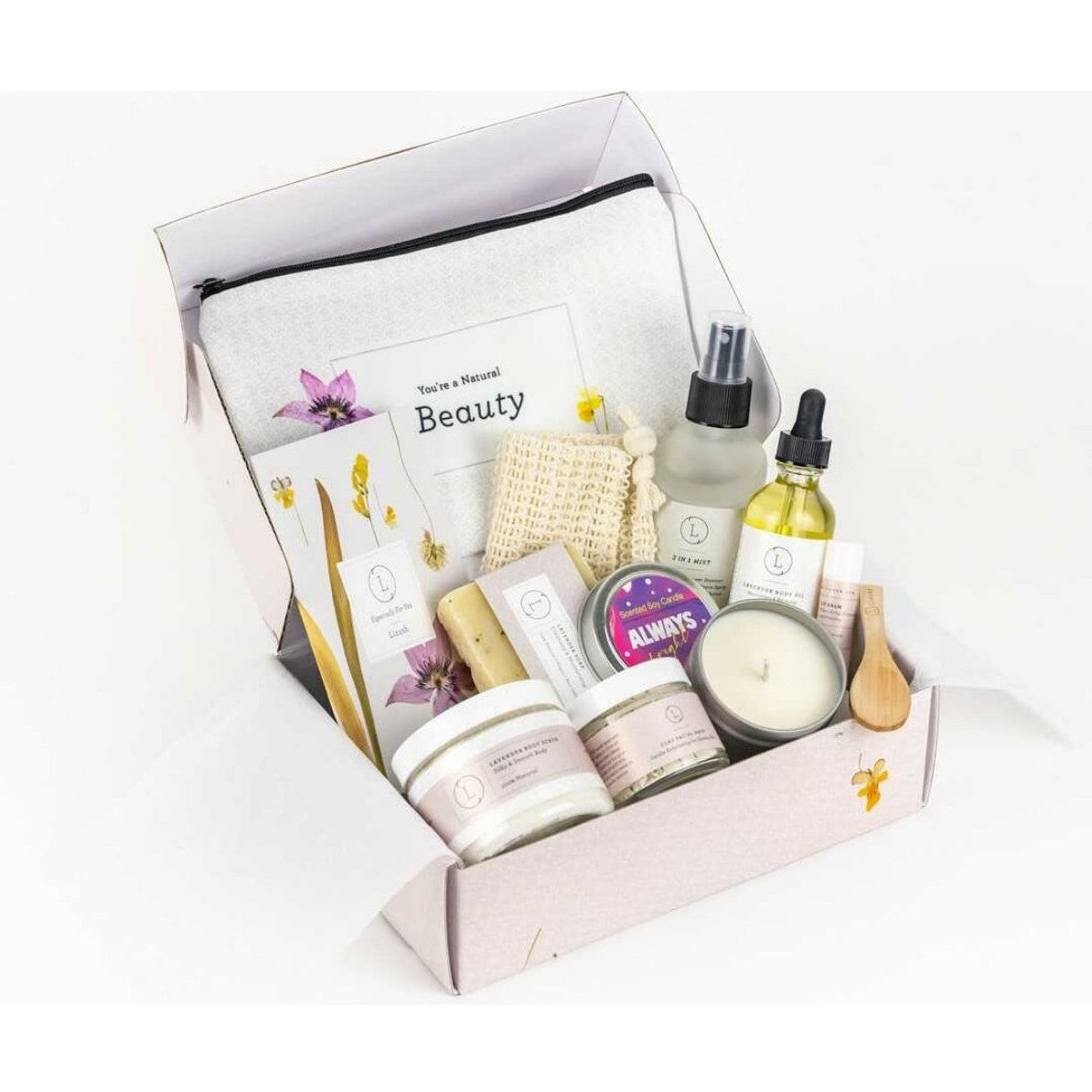 Lavender Spa Gift Box | Natural Relaxation Care Package
