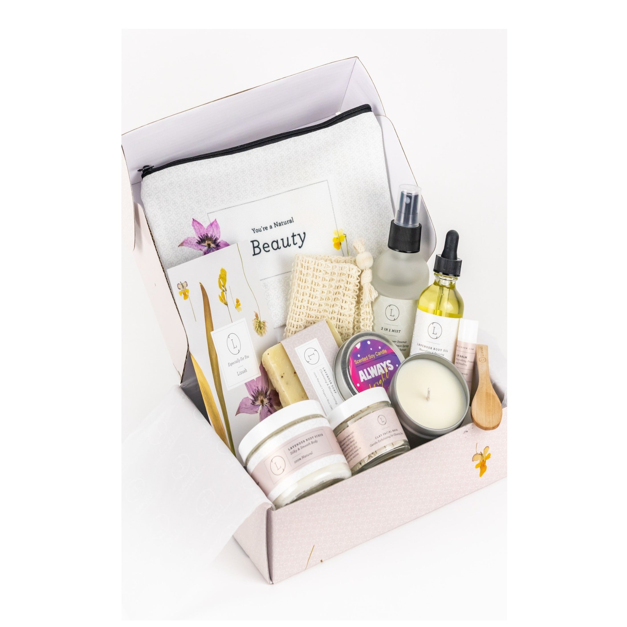 Lavender Spa Gift Box | Natural Relaxation Care Package