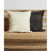 Layered Hand-Felted Merino Wool Throw Pillow