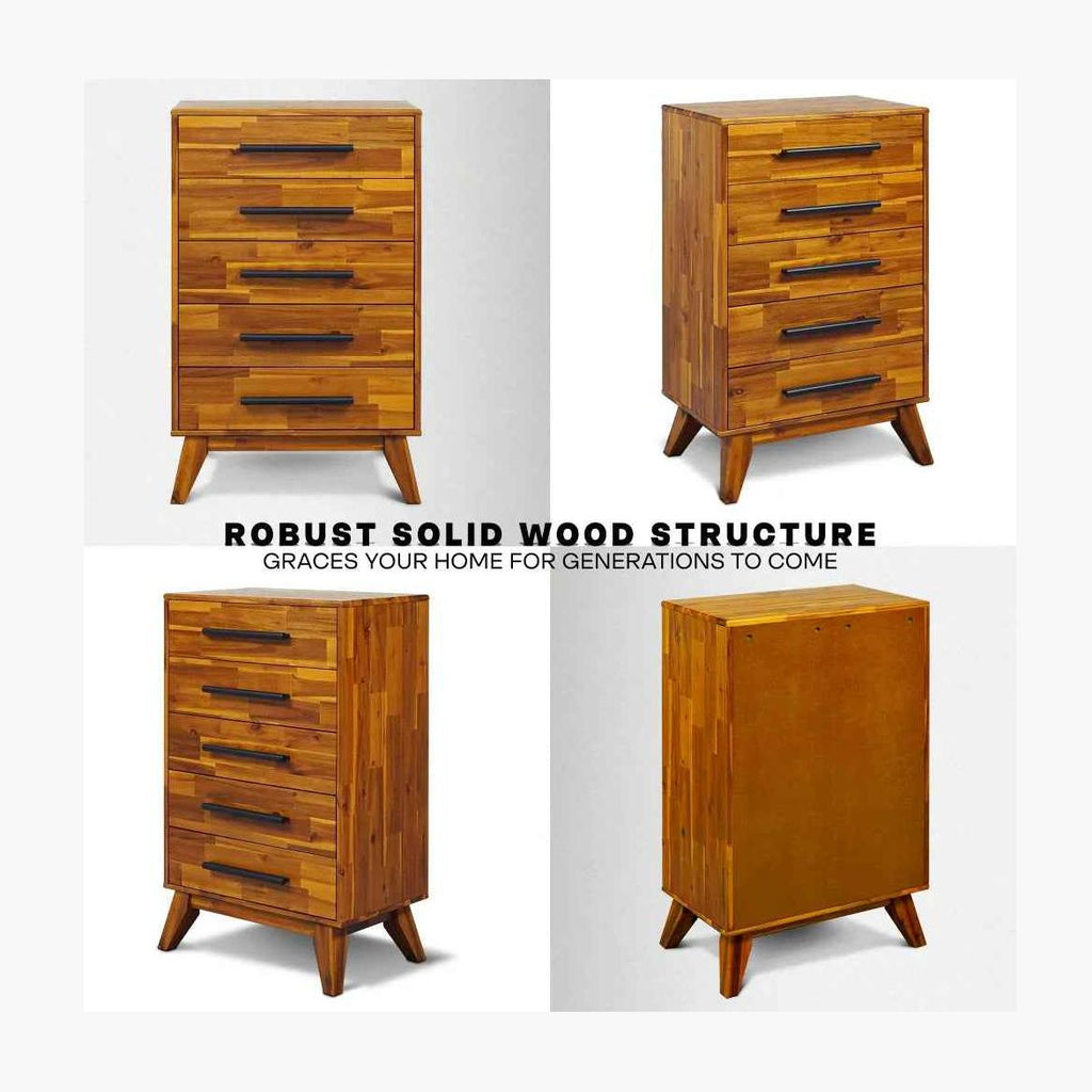 Linea Solid Wood Dresser