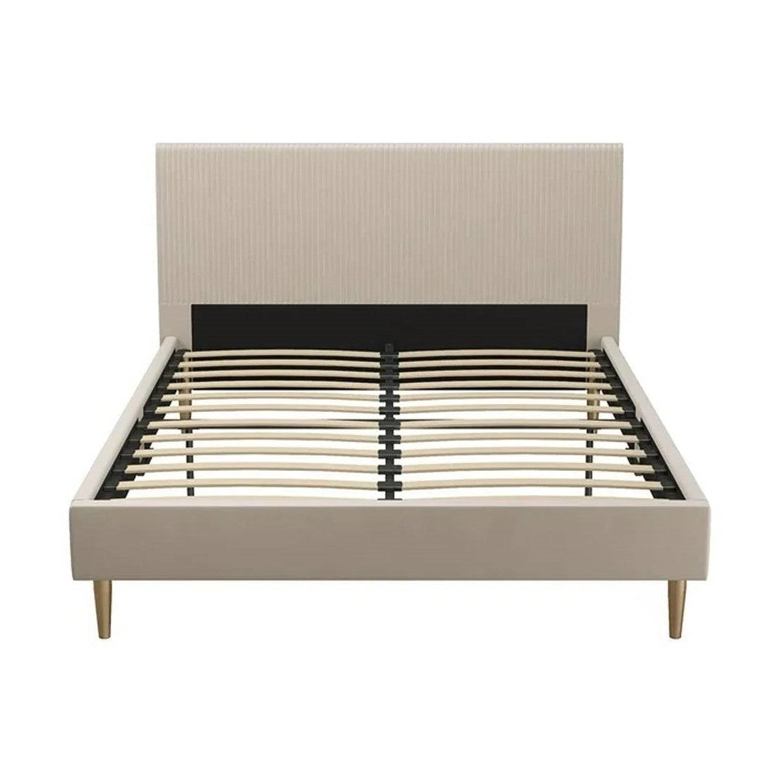 Lux Velvet Upholstered Platform Bed Headboard | HomePacific