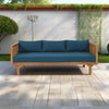 Luxe Weather-Resistant Acacia Wood Daybed 3-Seater | SAKSBY WHOLESALE