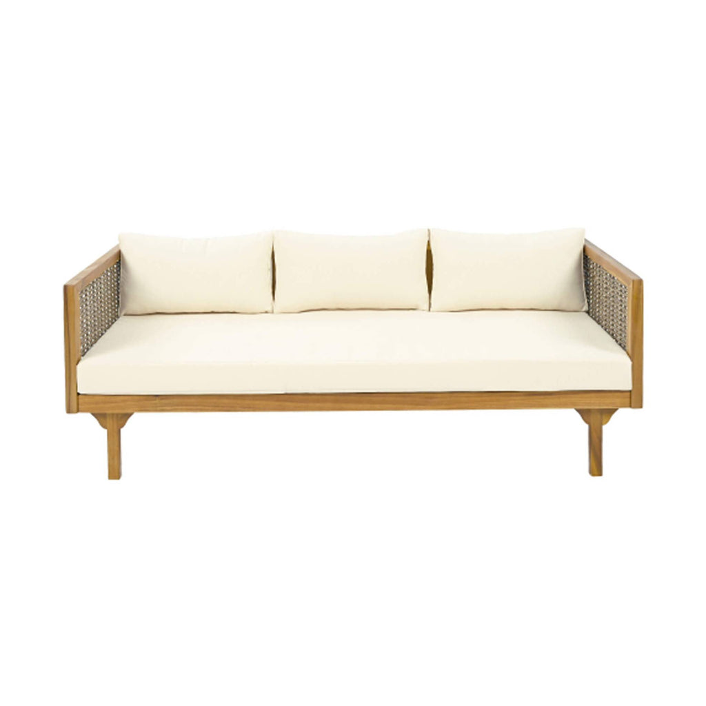 Luxe Weather-Resistant Acacia Wood Daybed 3-Seater | SAKSBY WHOLESALE