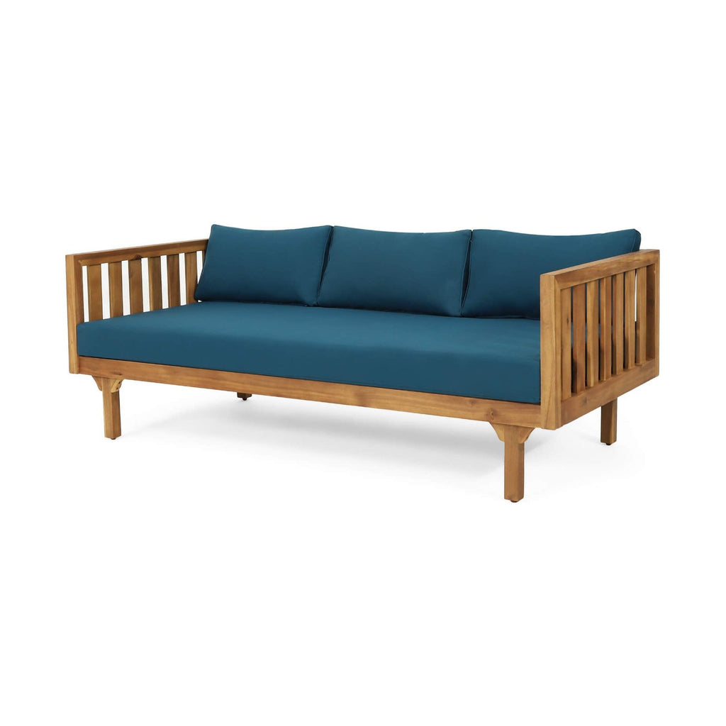 Luxe Weather-Resistant Acacia Wood Daybed 3-Seater | SAKSBY WHOLESALE
